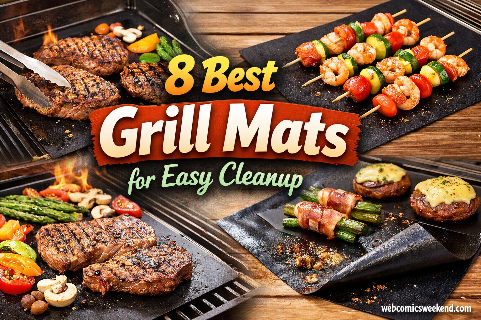 8 Best Grill Mats for Easy Cleanup