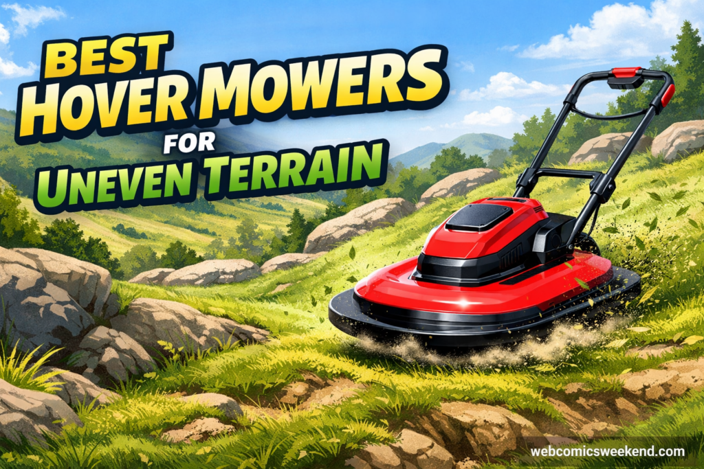 View of 8 Best Hover Mowers for Uneven Terrain (March 2026) Models Tested