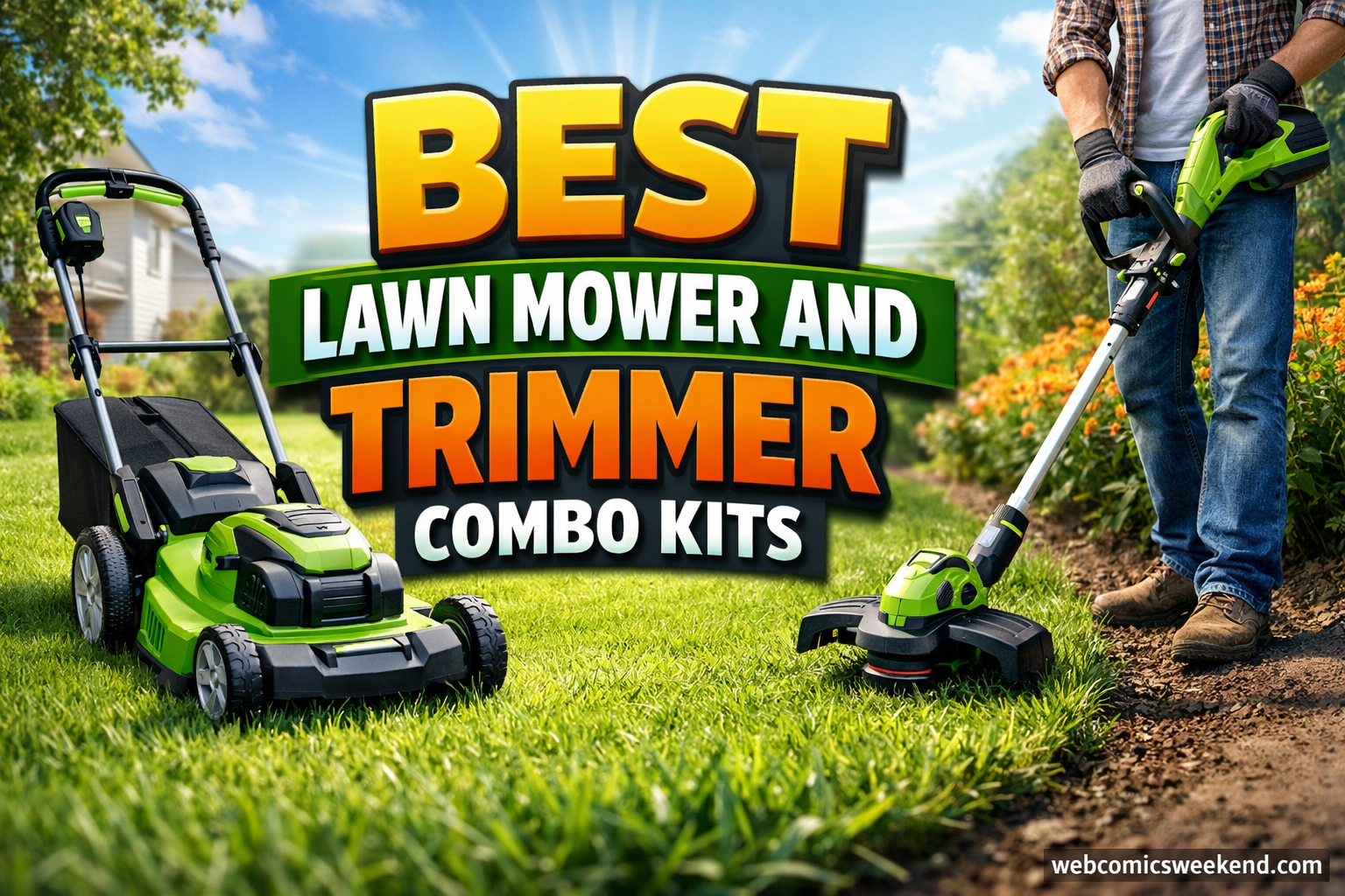 8 Best Lawn Mower and Trimmer Combo Kits
