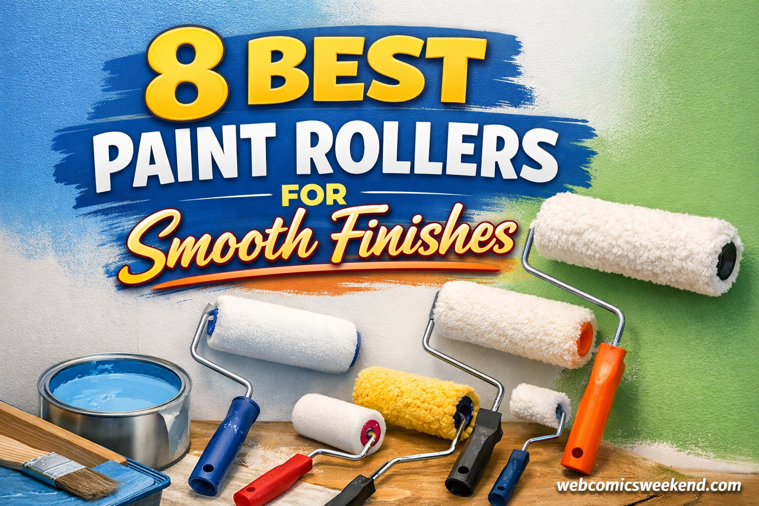 8 Best Paint Rollers for Smooth Finishes