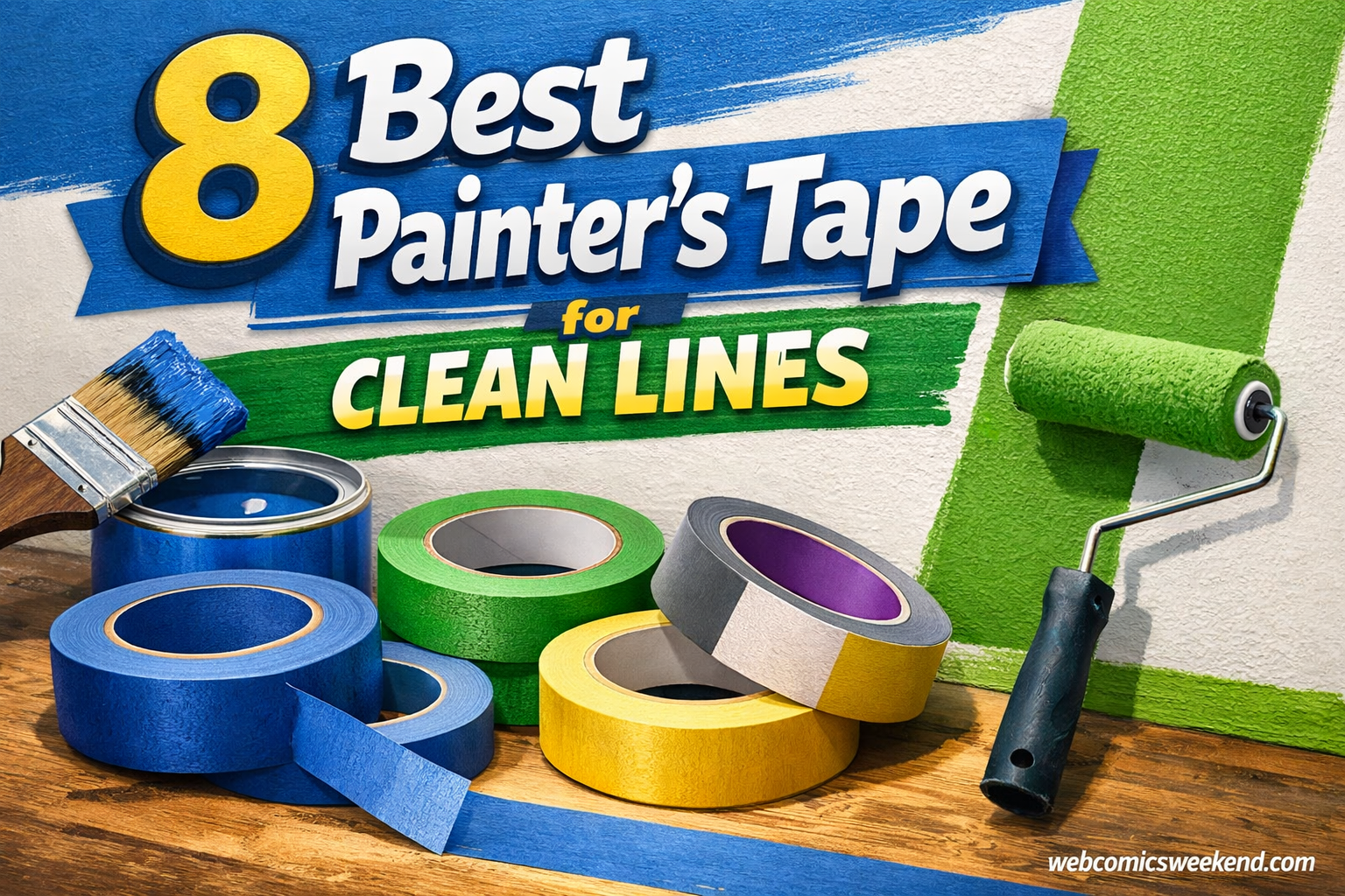 8 Best Painter's Tape for Clean Lines