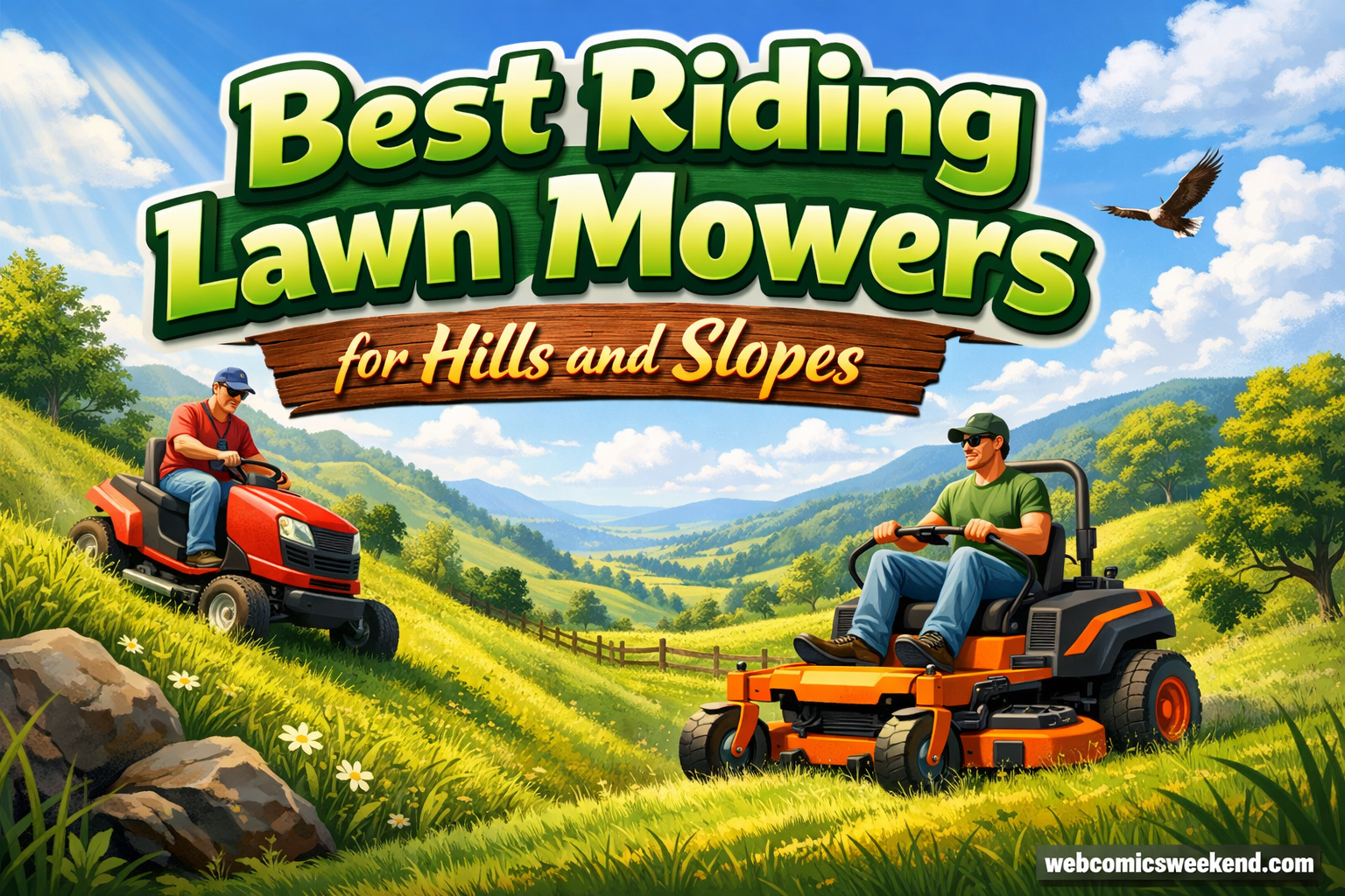 8 Best Riding Lawn Mowers for Hills and Slopes