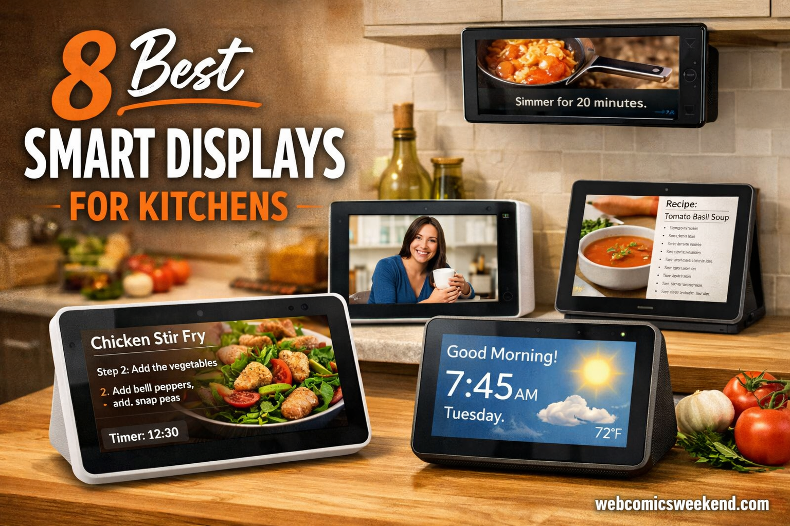 8 Best Smart Displays for Kitchens
