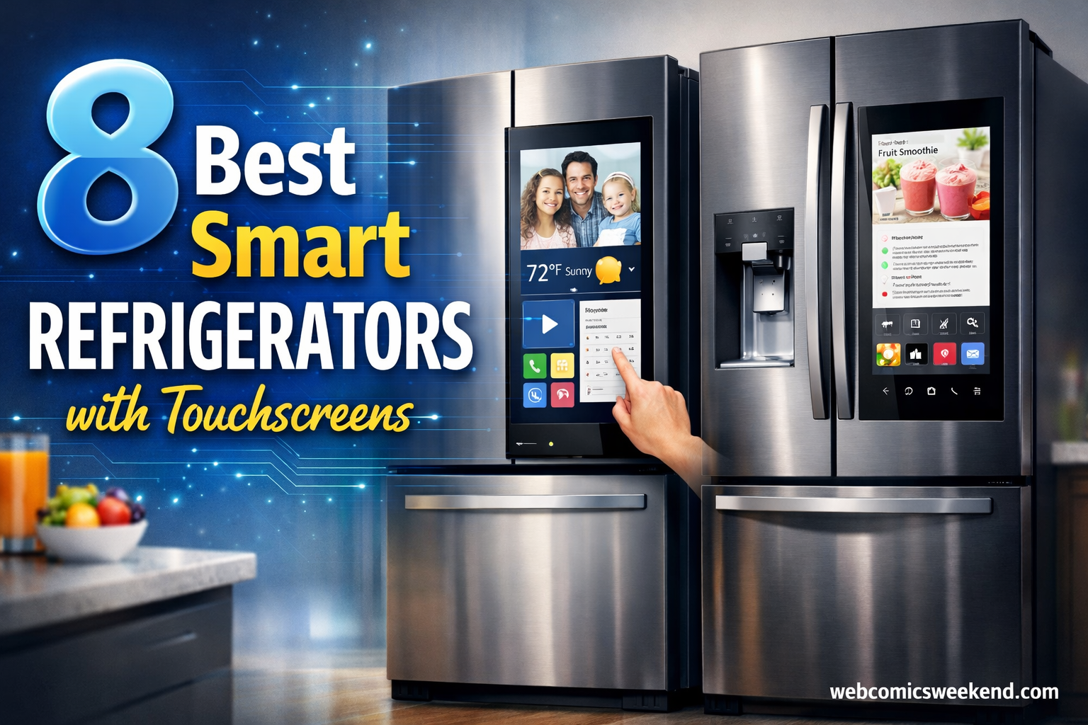 8 Best Smart Refrigerators with Touchscreens