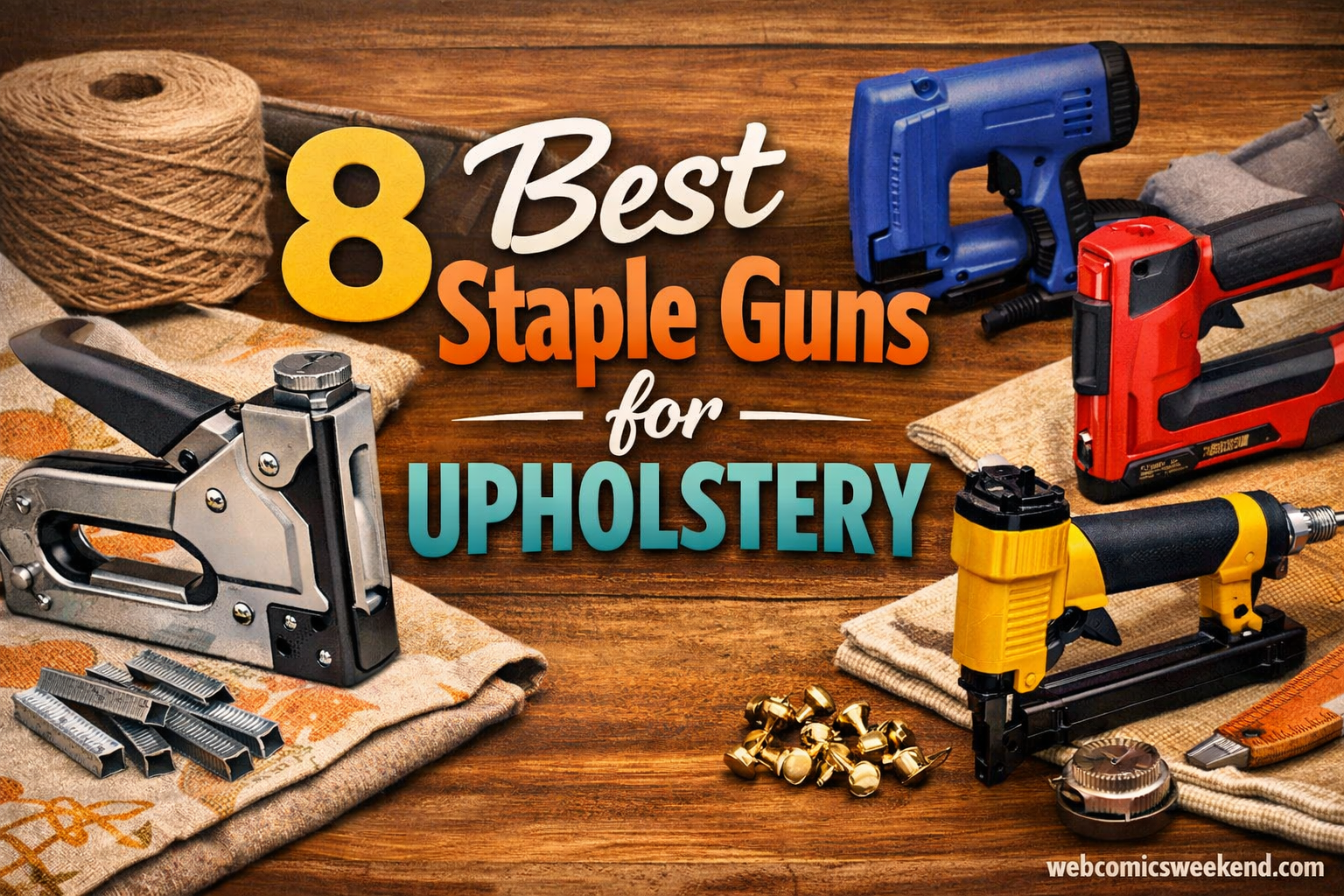 8 Best Staple Guns for Upholstery