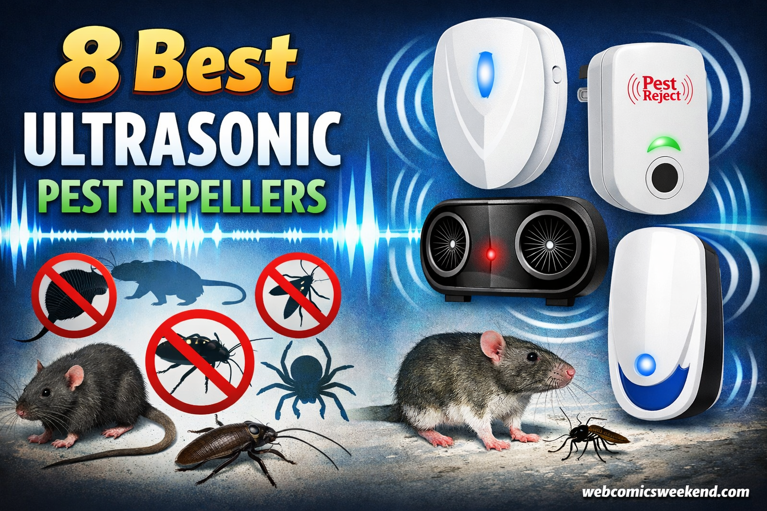 8 Best Ultrasonic Pest Repellers