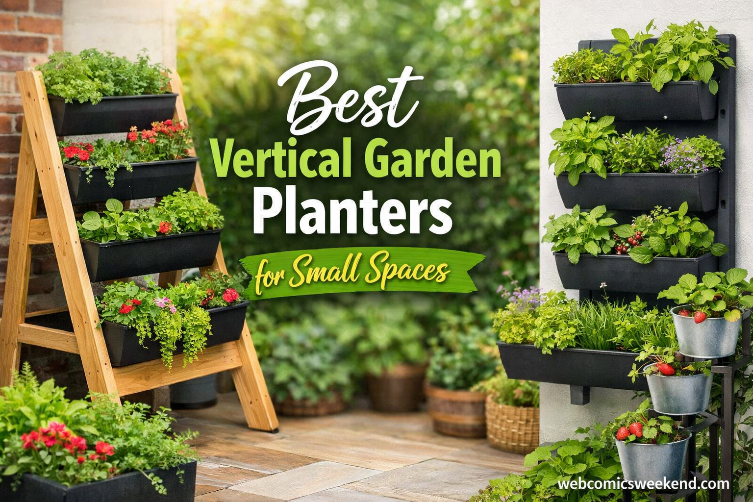 8 Best Vertical Garden Planters for Small Spaces