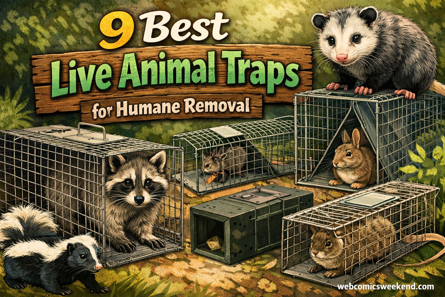9 Best Live Animal Traps for Humane Removal