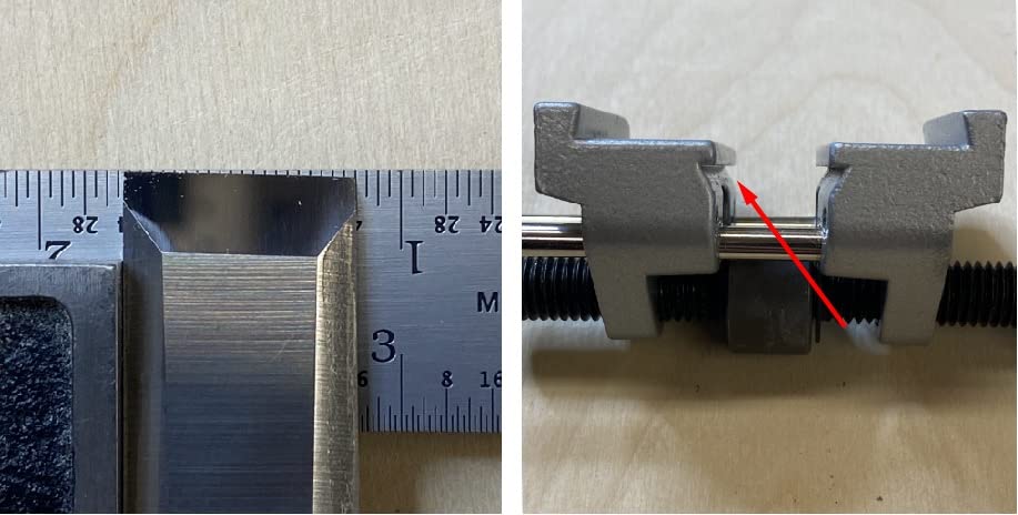 ATLIN Honing Guide - Sharpening Jig for Chisels 1/8â to 1-7/8â, Planer Blades 1-3/8â to 3-1/8â - Customer Photo 2