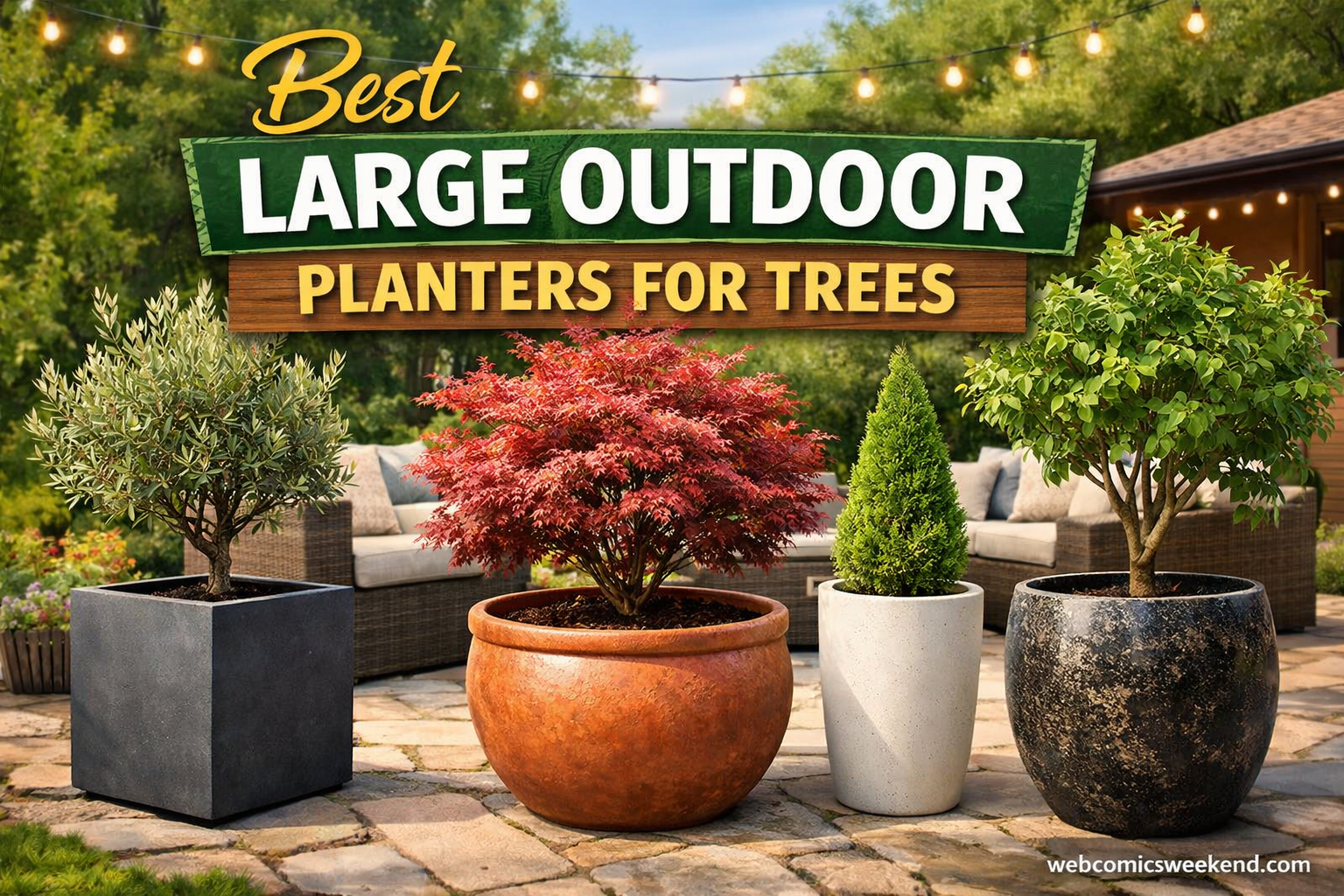 10 Best Large Outdoor Planters for Trees