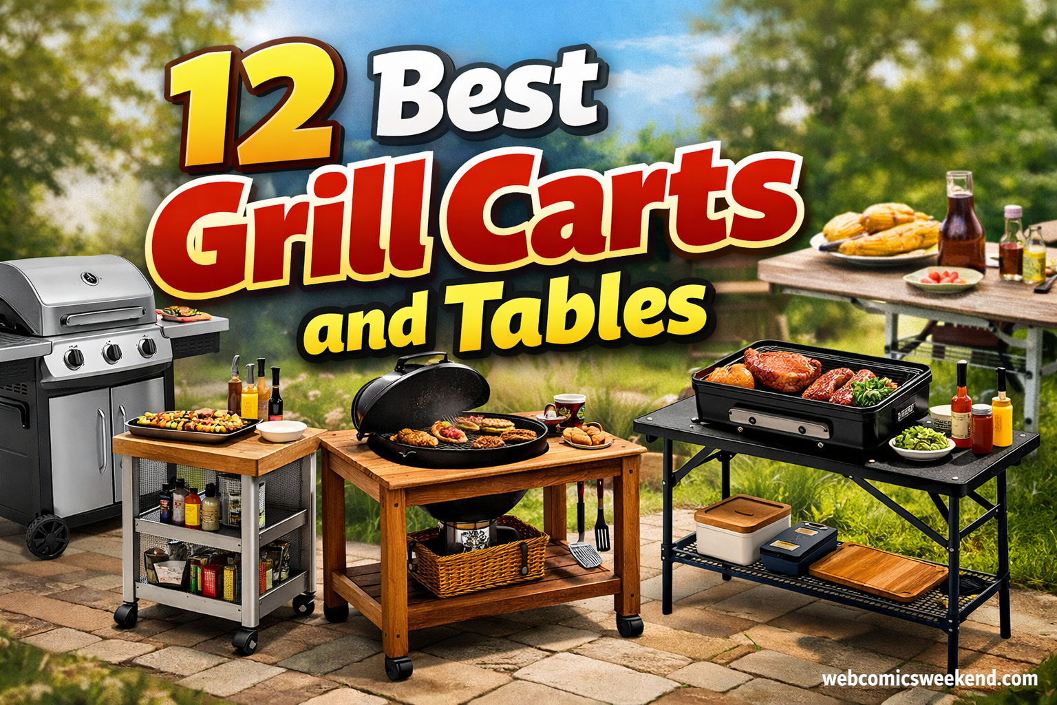 12 Best Grill Carts and Tables