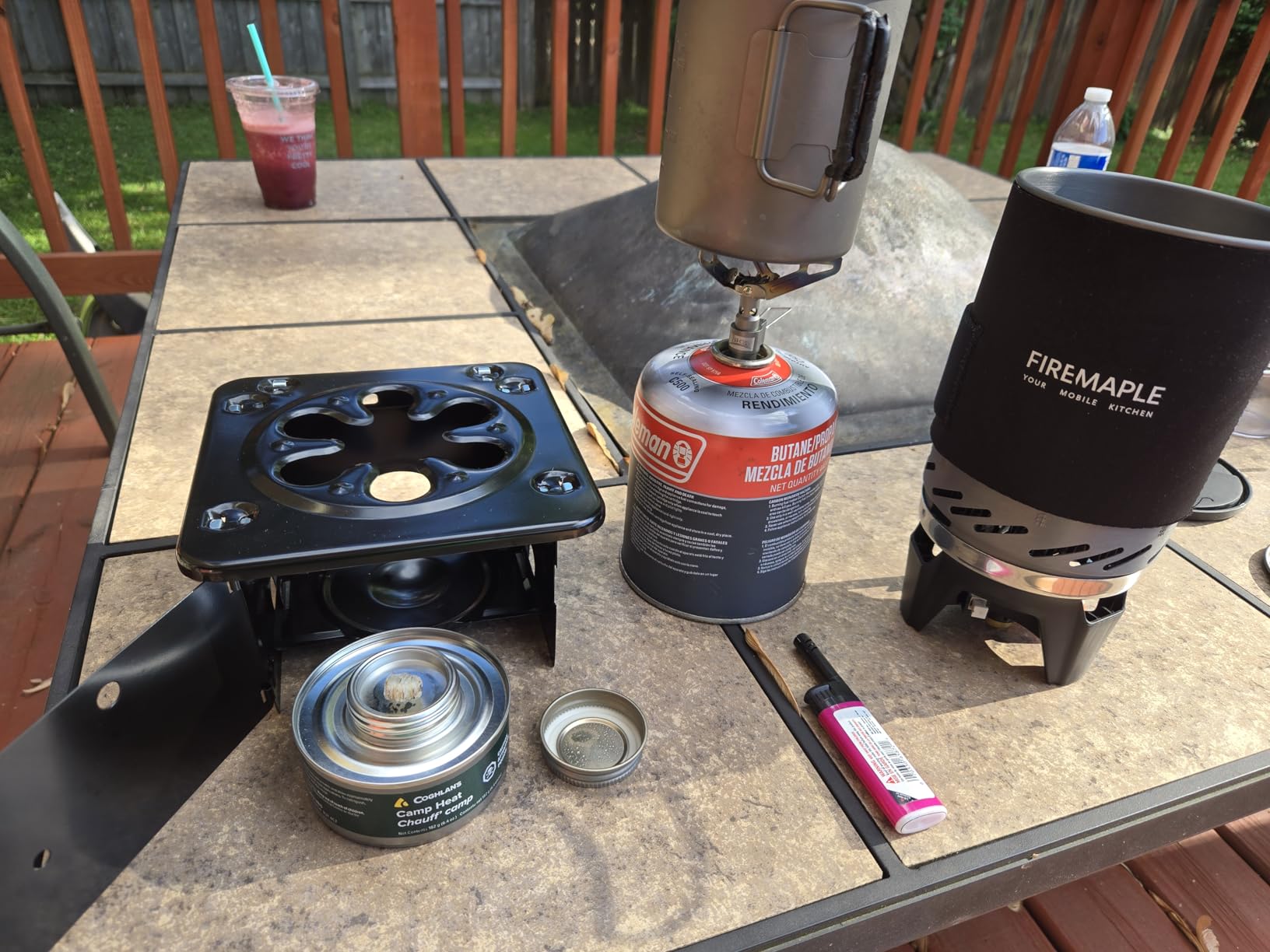 Coghlan's Portable Folding Camp Stove - Compact, Lightweight Steel Cooking Stove for Camping, Backpacking, Hiking, or Emergency Use customer photo 2