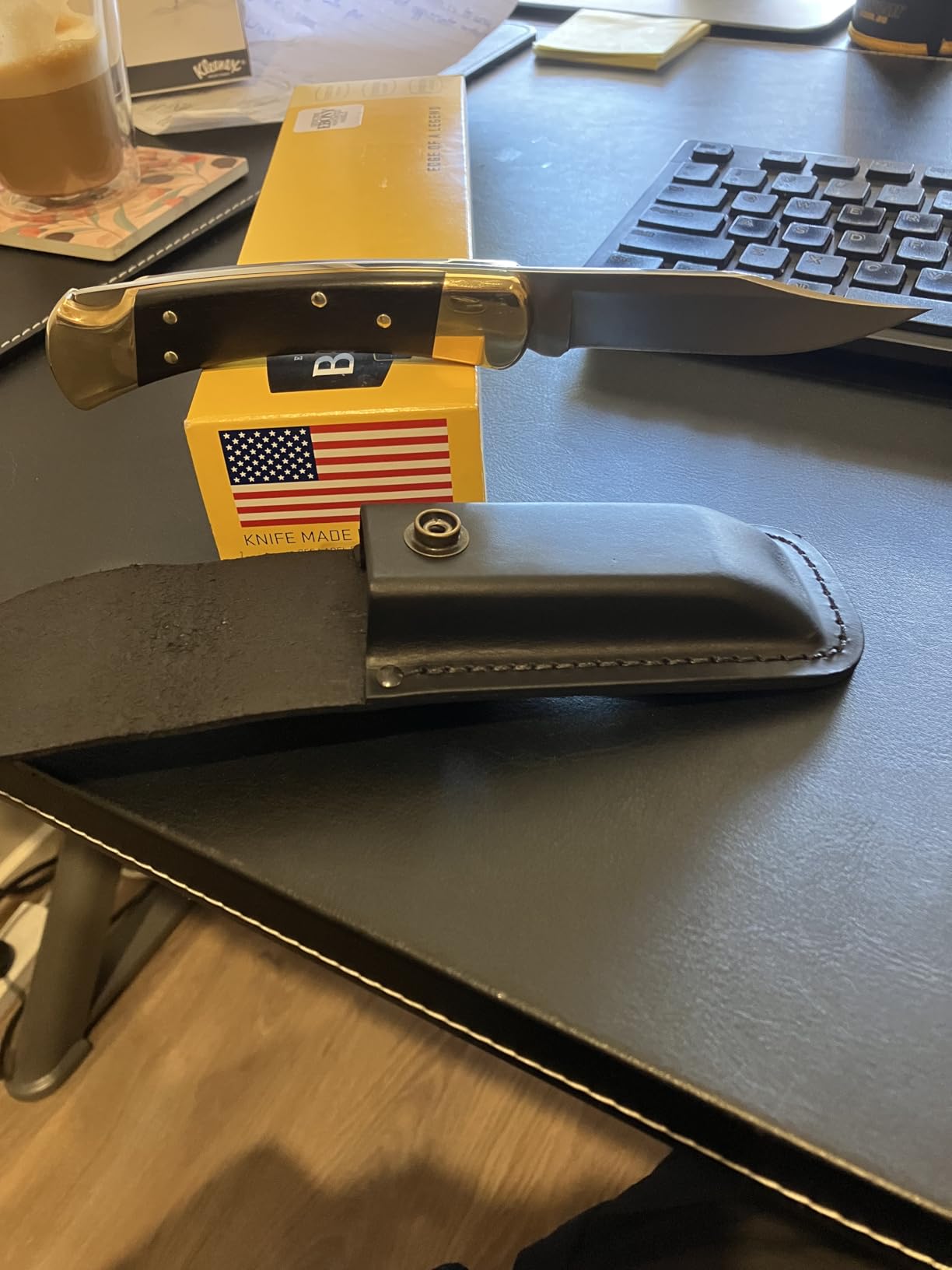 Buck Knives 110 Folding Hunter Knife, 3-3/4