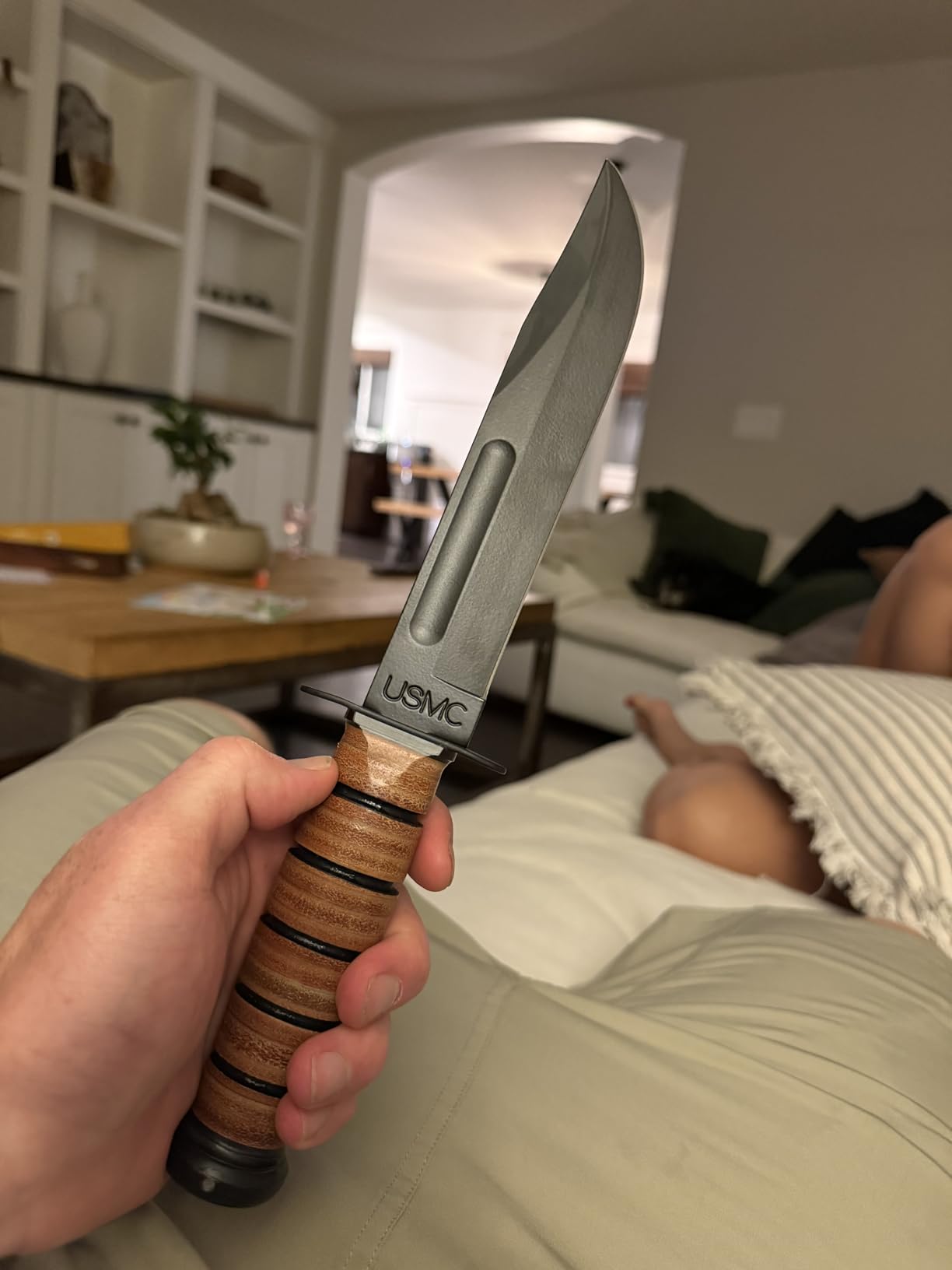 KA-BAR Full Size US Marine Corps Fighting Knife, Straight customer photo 1