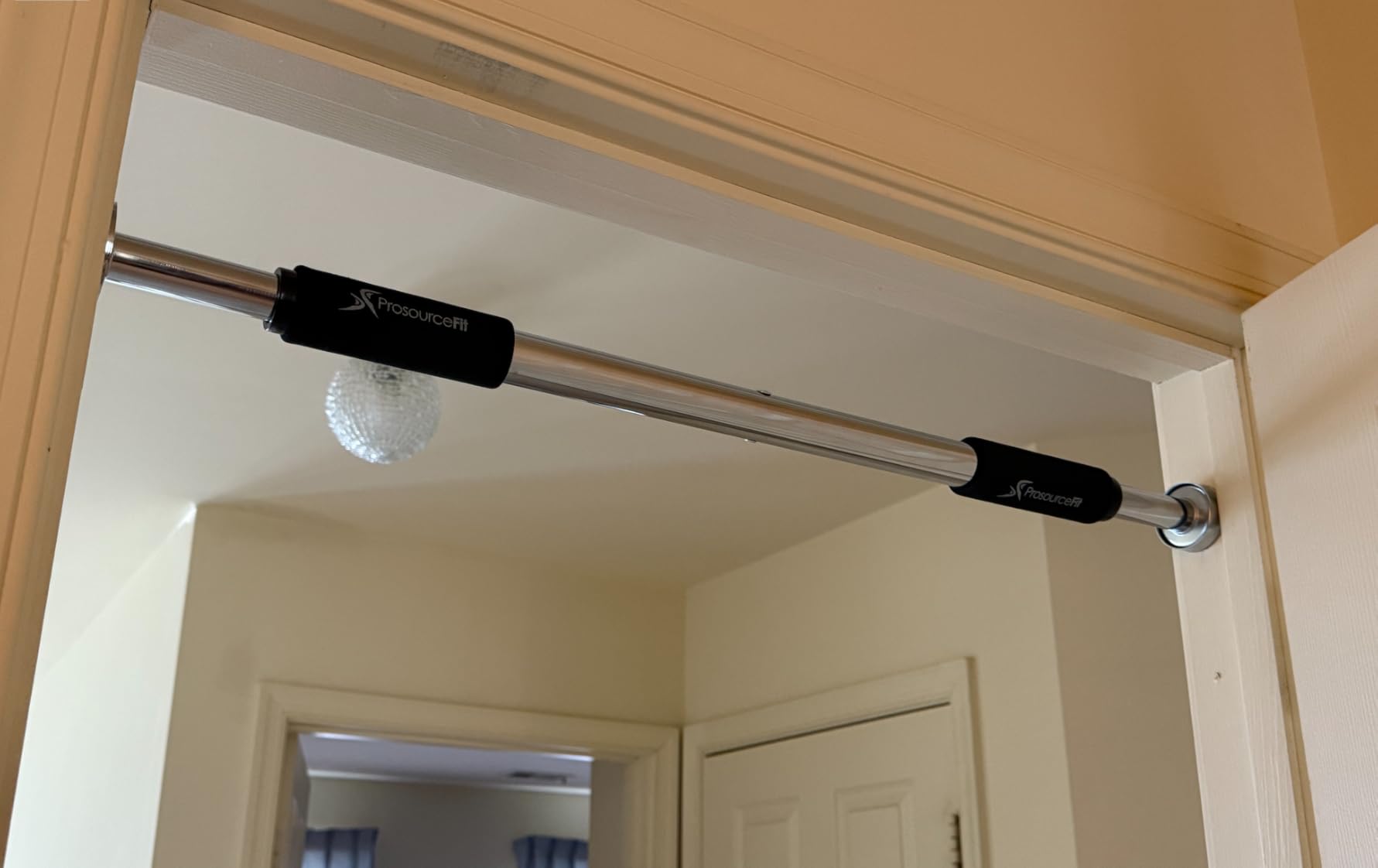 ProsourceFit Pull Up Bar for Multi Use Fitness & Home Gym Exercise customer photo 2