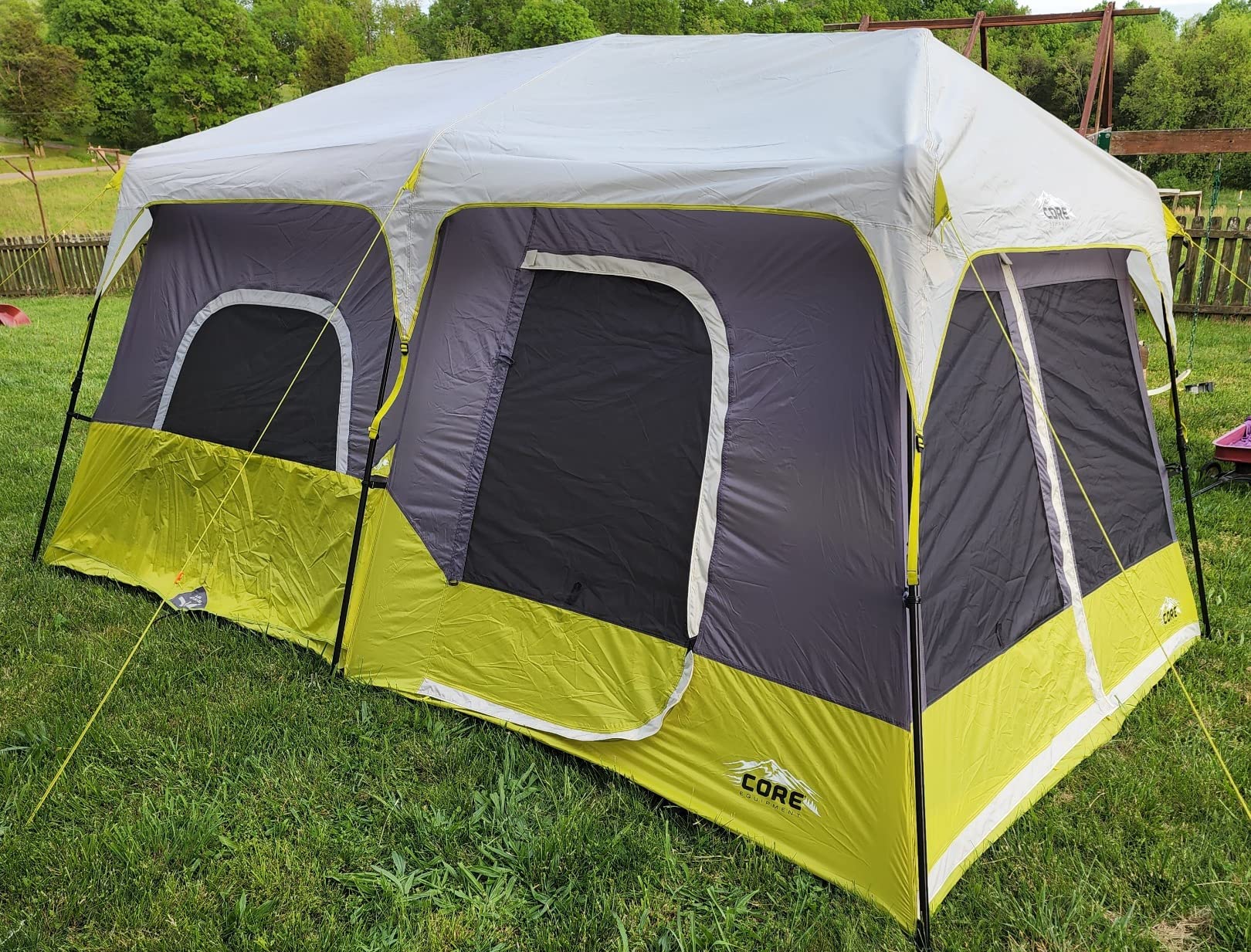 Core 9 Person Instant Cabin Tent - 14' x 9', Green (40008) customer photo 1