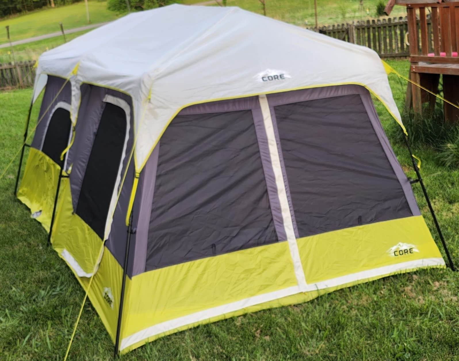 Core 9 Person Instant Cabin Tent - 14' x 9', Green (40008) customer photo 2