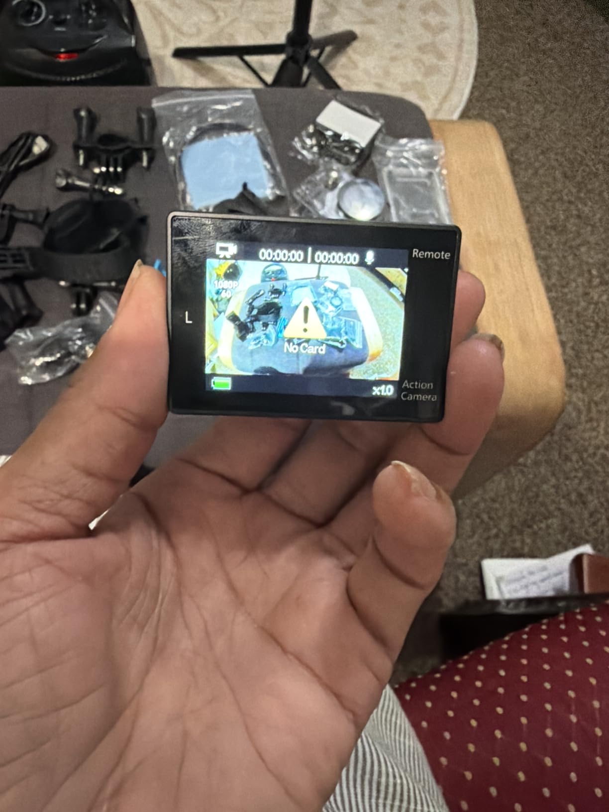 AKASO EK7000 4K30FPS 20MP WiFi Action Camera with EIS Ultra HD 131FT Waterproof Underwater Camera Remote Control 4X Zoom Support External Microphone Black customer photo 2