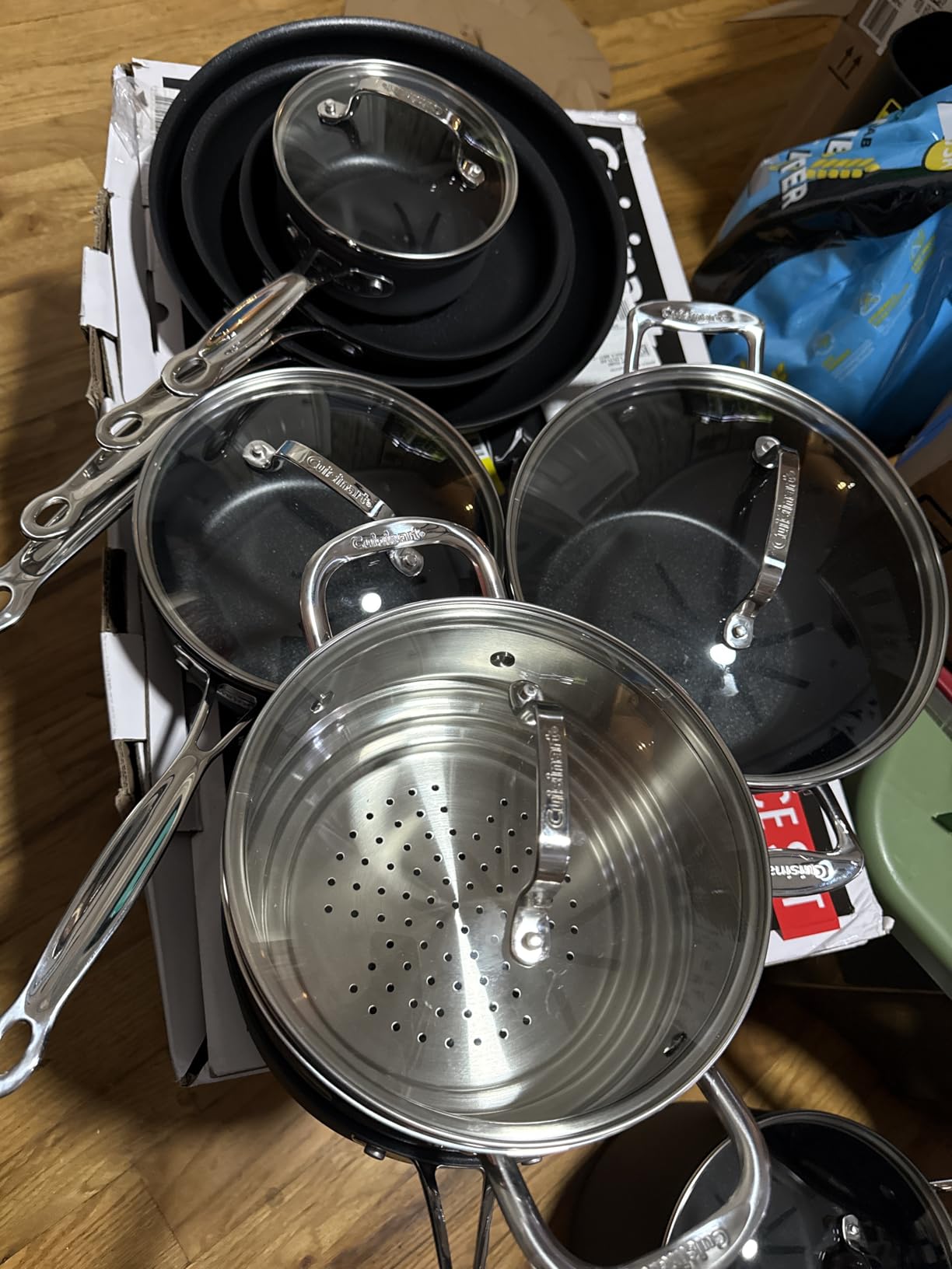 Cuisinart 17-Piece Cookware Set, Chef's Classic Nonstick Hard Anodized, 66-17 customer photo 1