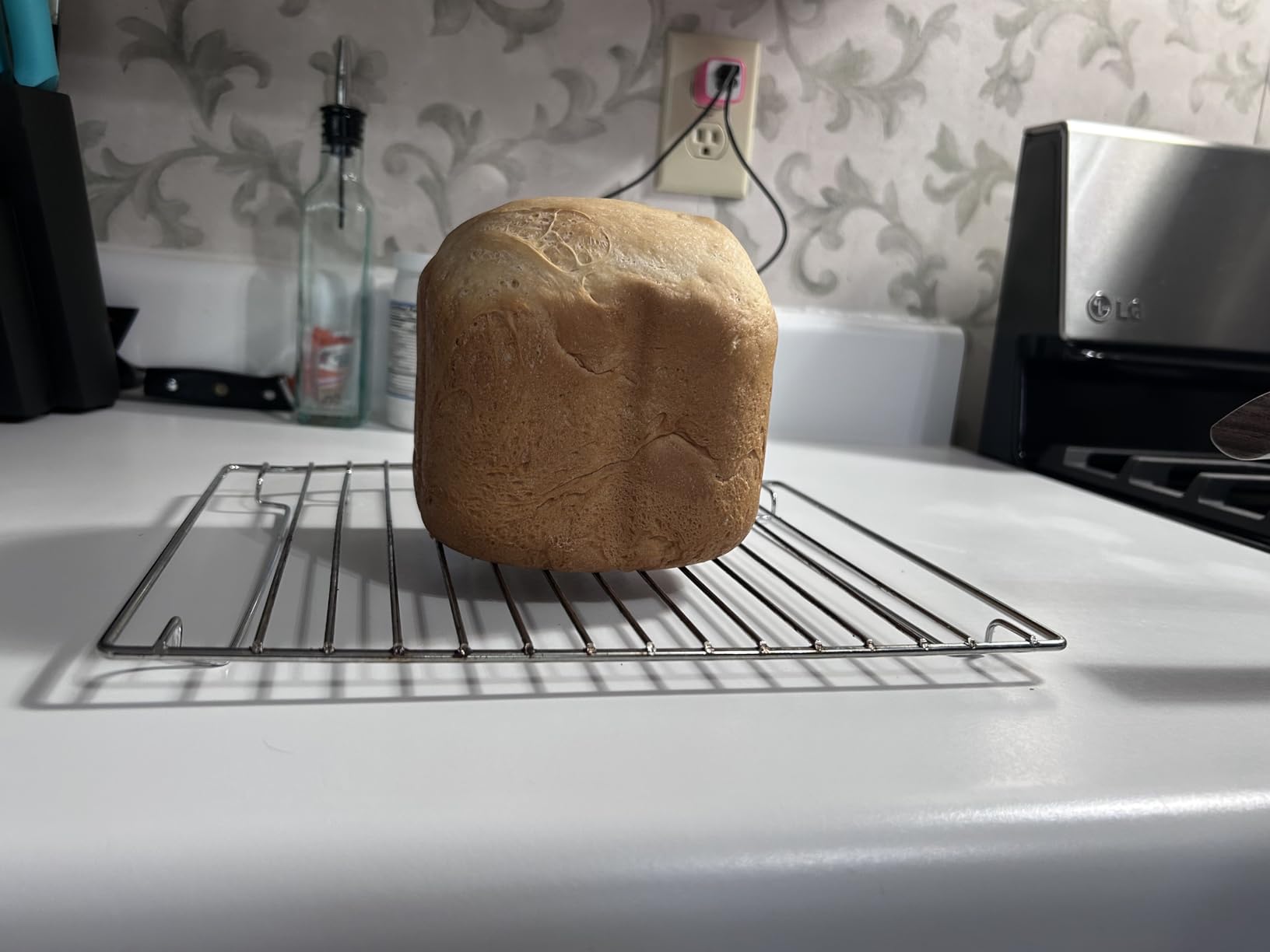 Cuisinart Bread Maker Machine, Stainless Steel Automatic Bread Machine with 12 Menu Options, 3 Loaf Sizes up to 2 Lb., 3 Crust Colors, Removable Nonstick Baking Pan & Kneading Paddle, CBK-110NAS customer photo 1