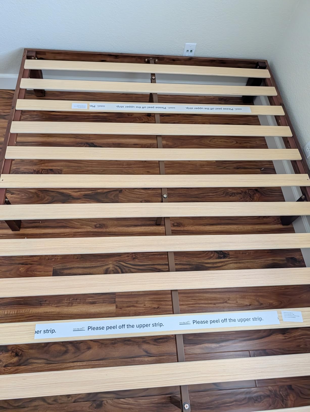 Mellow Naturalista Classic - 12 Inch Solid Wood Platform Bed with Wooden Slats, No Box Spring Needed, Easy Assembly, Queen, Pine customer photo 2