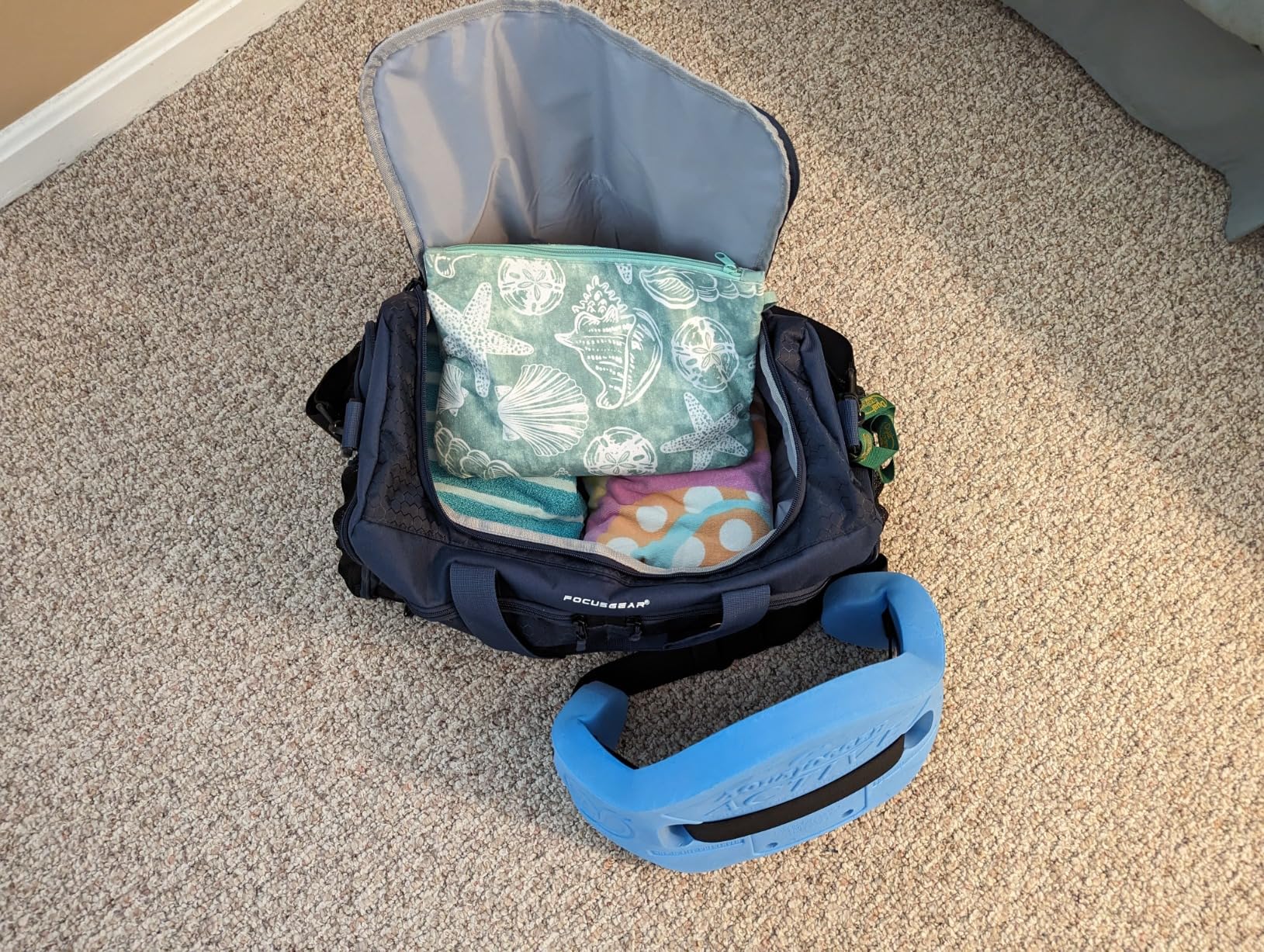 FocusGear Ultimate Gym Bag 2.0: The Durable Crowdsource Designed Duffel Bag with 10 Optimal Compartments Including Water Resistant Pouch customer photo 2