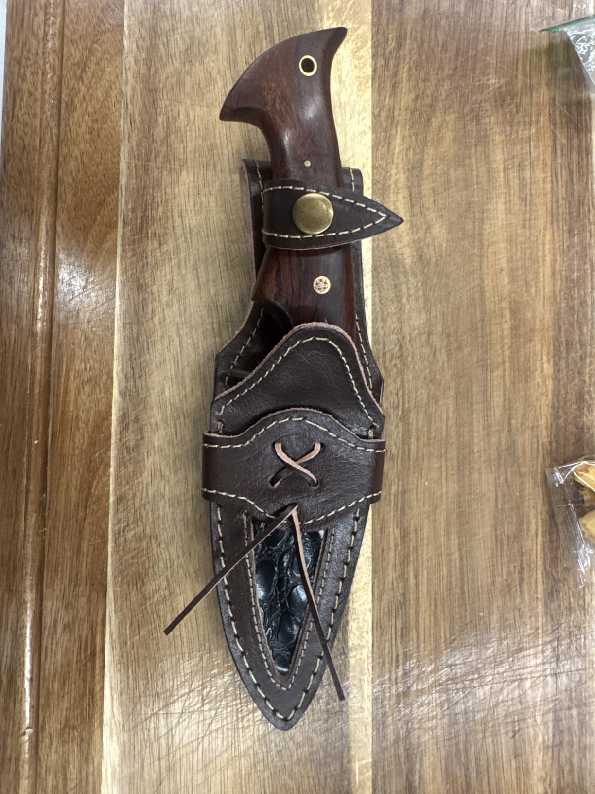 BIGCAT ROAR Predator Hunter - Patented Handmade Damascus Steel Fixed Blade Hunting Knife 10