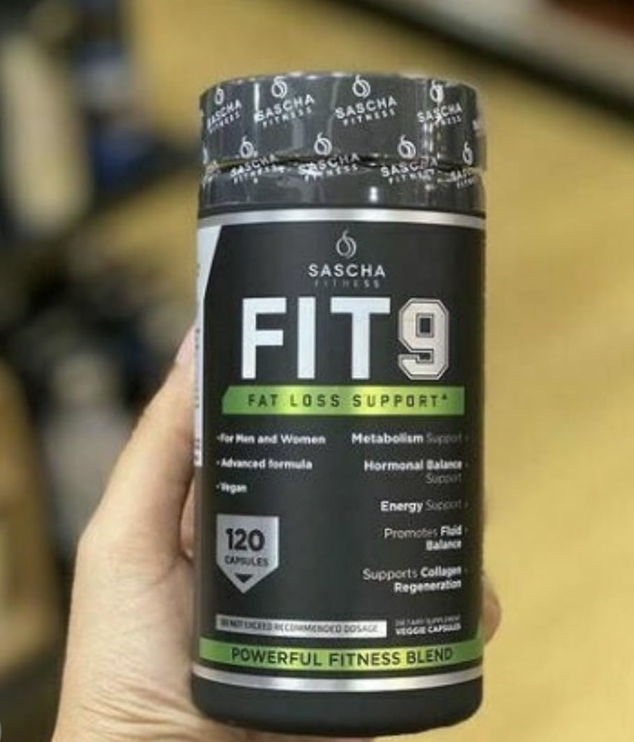Sascha Fitness Fat Loss pills | Collagen support | Fluid Balance | FIT9 Ingredients: 7Keto + Uva Ursi, Gotu Kola, L-Theanine,Gingko Biloba,DIM,Green Tea | Weight Loss Supplements-Vegan-120 Natural Cap customer photo 1