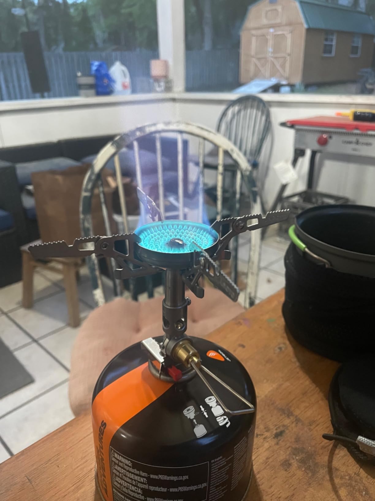 SOTO WindMaster Canister Stove with 4Flex for Windy Weather - Lightweight and Durable Backpacking Camp Stove customer photo 1