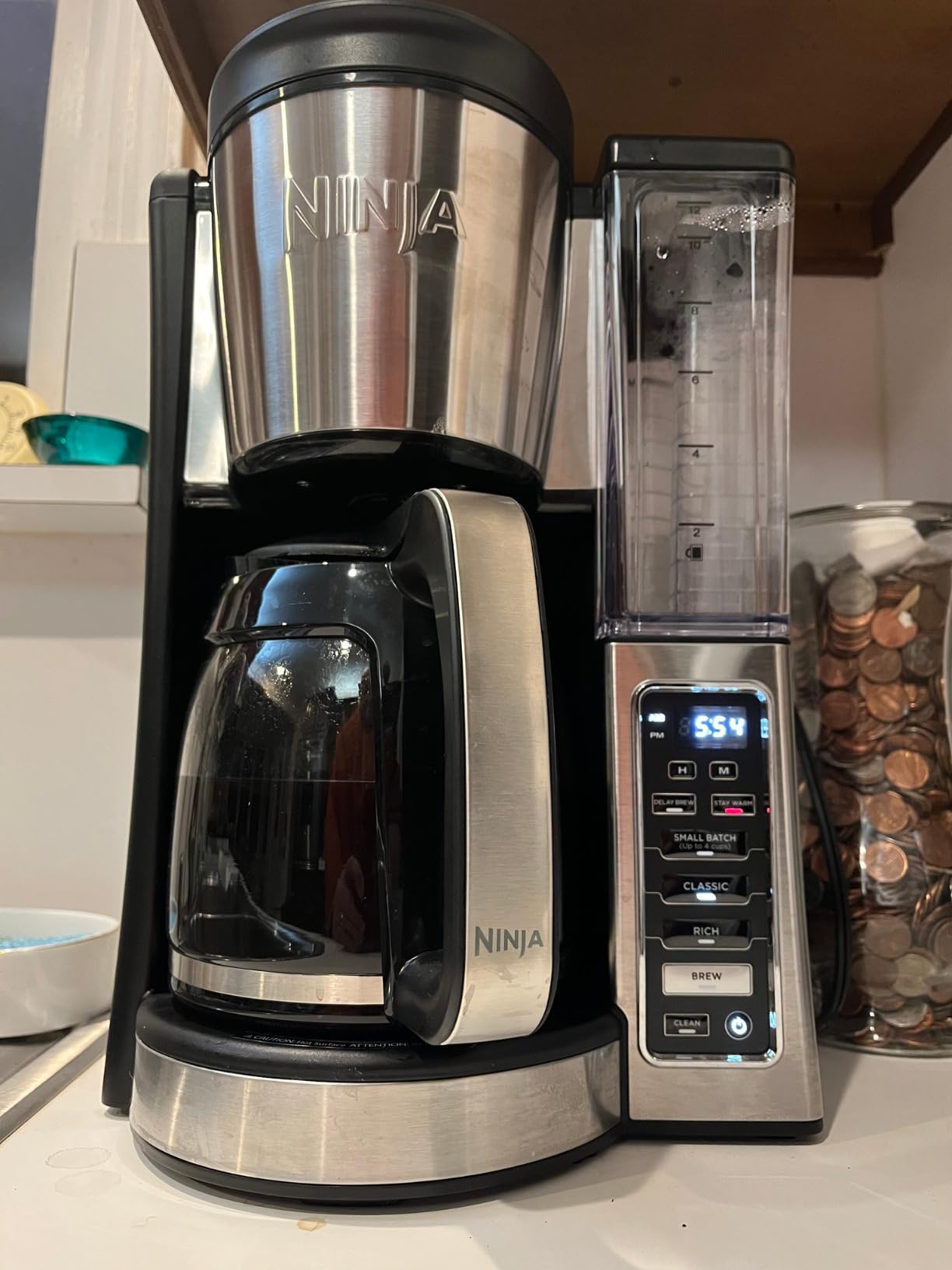 Ninja 12-Cup Programmable Coffee Brewer, 2 Brew Styles, Adjustable Warm Plate, 60oz Water Reservoir, Delay Brew - Black/Stainless Steel customer photo 2