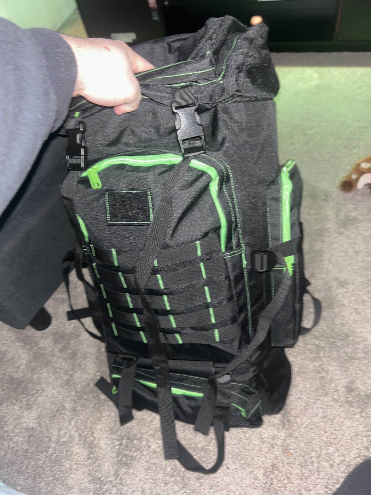 Hiking Backpack for Men 70L/100L Camping Backpack Military Rucksack Molle 3 Days Assault Pack for Climbing customer photo 1