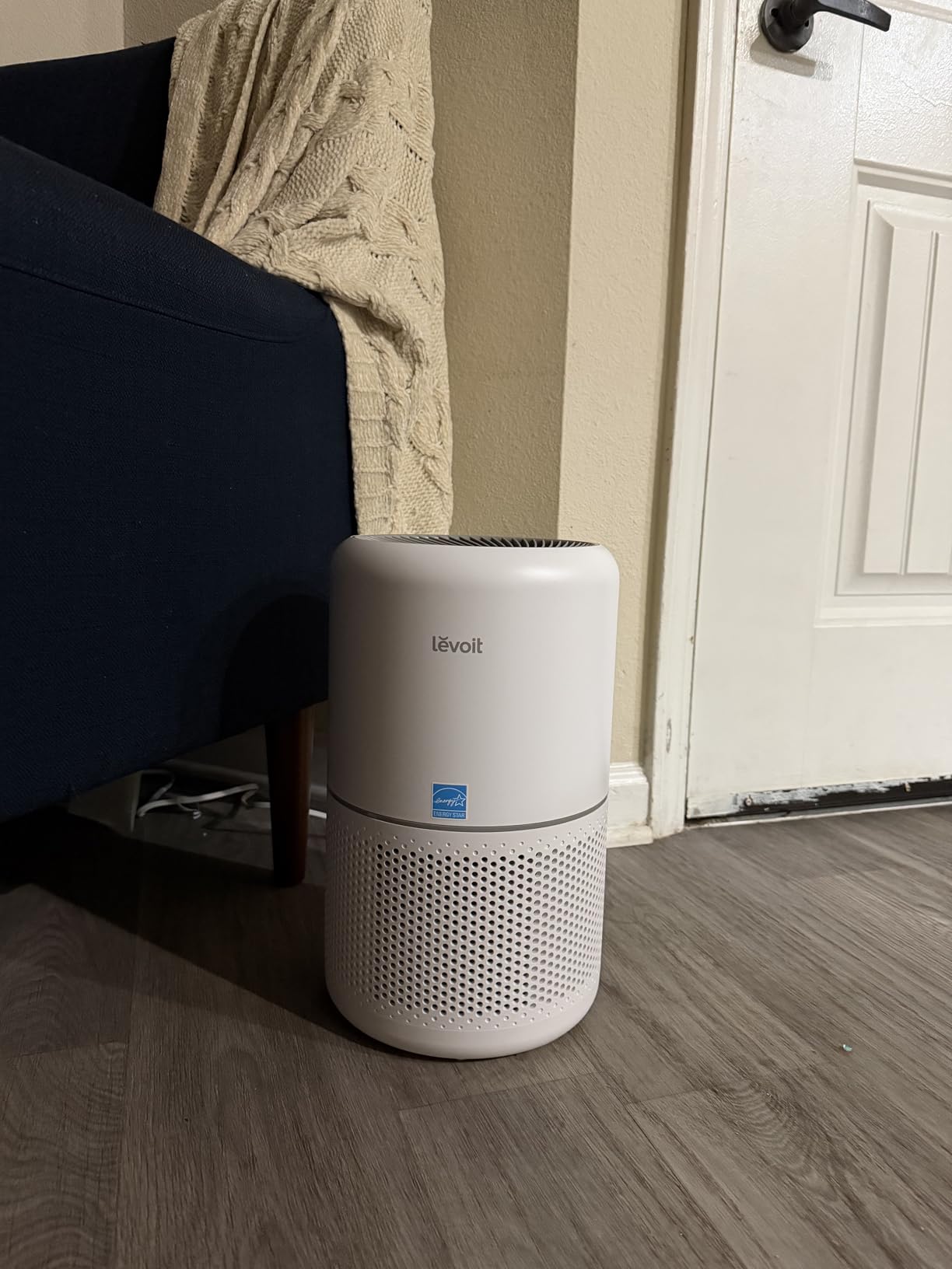 LEVOIT Air Purifier for Home Allergies and Pets Hair Smokers in Bedroom, H13 True HEPA Filter, 24db Filtration System Cleaner Odor Eliminators, Remove 99.97% Dust Smoke Mold Pollen, Core 300, White customer photo 1