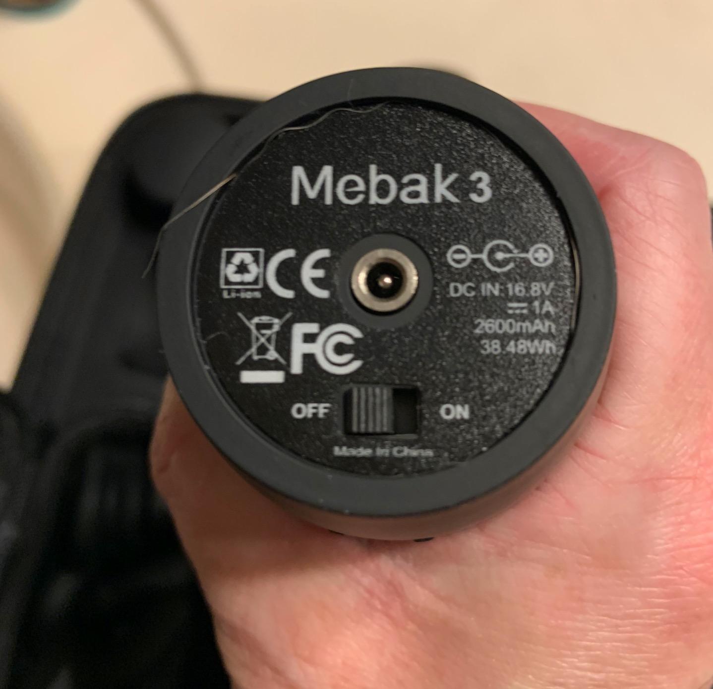 Mebak 3 Massage Gun, Massage Gun Deep Tissue for Athletes, Professional Muscle Percussion Massager, Massager for Shoulder Leg Back Body Pain Relief, Quiet Portable Sport Tool, Gifts for Him customer photo 1