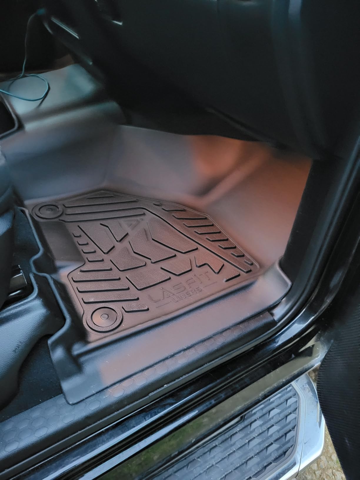 LASFIT Floor Mats 2013-2018 for Dodge Ram 1500/2500/3500 Crew Cab, 2019-2024 for Dodge Ram 1500 Classic Crew Cab 4 Full Size Doors All Weather TPE Custom Fit Car Mats Floor Liners 1st & 2nd Row, Black customer photo 2