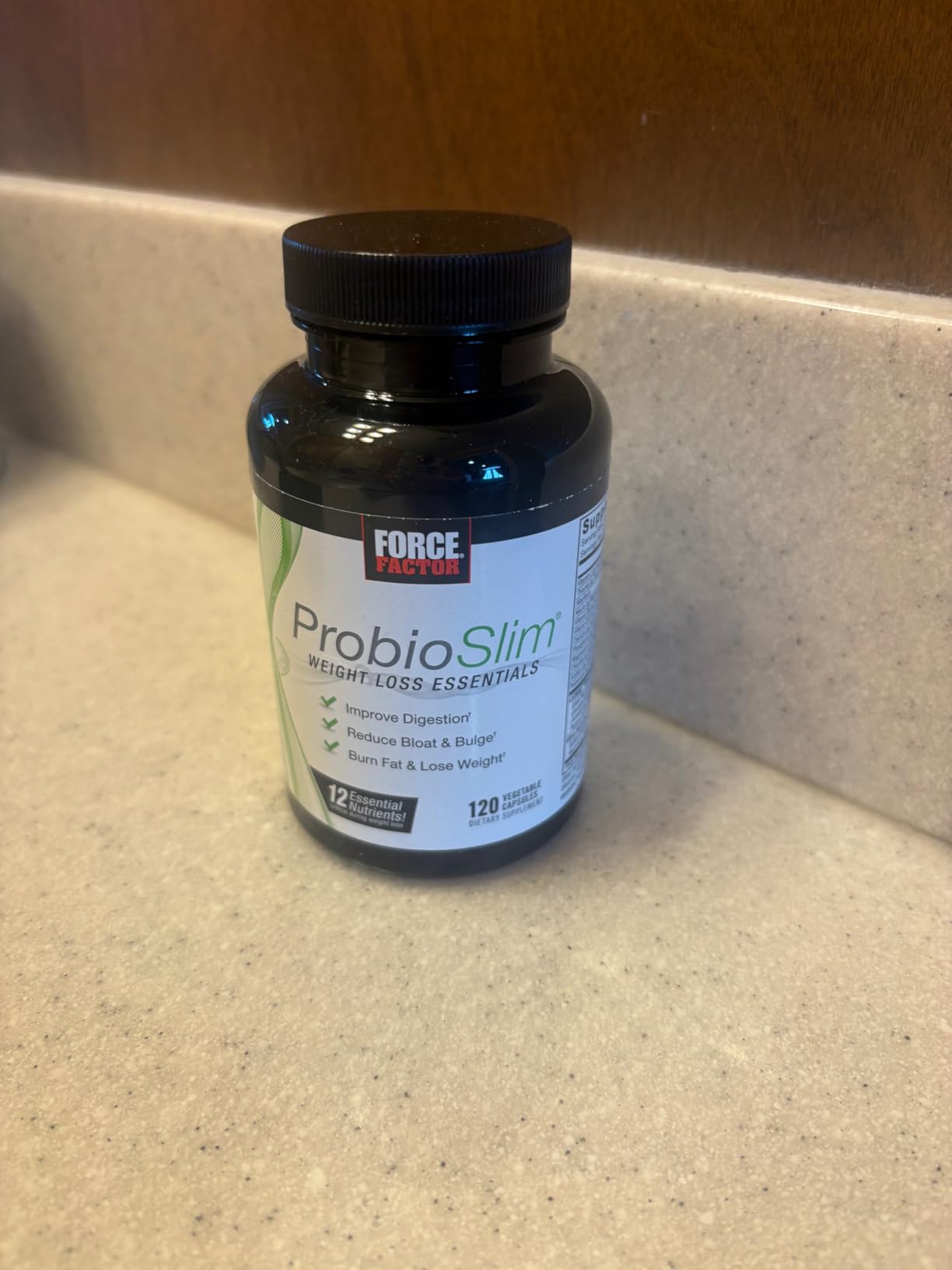 ProbioSlim Weight Loss Essentials Complete Daily Digestive Health and Weight Loss Probiotic Supplement for Women and Men with Electrolytes and Green Tea Extract, Force Factor, 120 Capsules customer photo 1