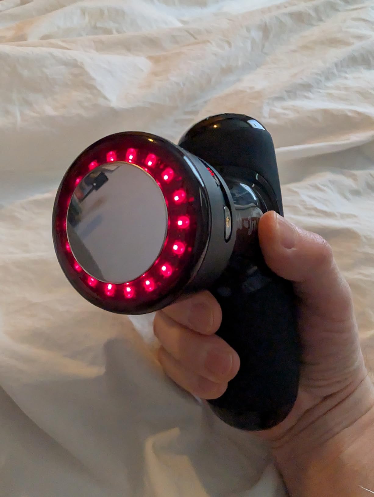 BOB AND BRAD Q2 Mini Massage Gun, Pocket-Sized Deep Tissue Massager Gun, Portable Percussion Muscle Massager Gun, Ultra Small & Quiet Muscle Massage Gun for Muscle Recovery with Carry Case customer photo 1