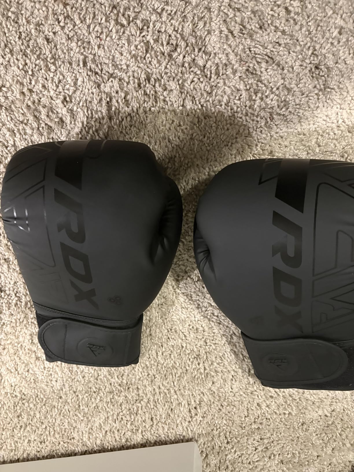 RDX Boxing Gloves, Pro Training Sparring, Maya Hide Leather, Muay Thai MMA Kickboxing, Men Women Adult, Heavy Punching Bag Focus Mitts Pads Workout, Ventilated Palm, Multi Layered, 8 10 12 14 16 18 Oz customer photo 1
