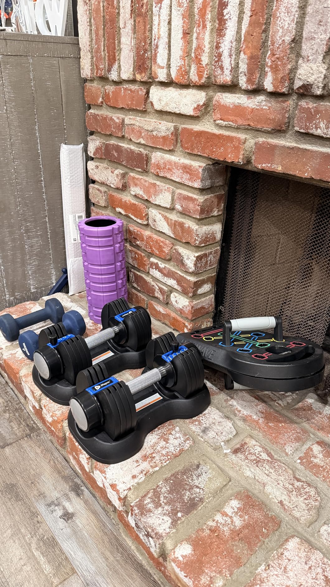 Lifepro Adjustable Dumbbells Set - Quick Adjustment, Anti Slip Handle - Space Saving & Strength Training Weights for Home Gym Exercise & Fitness customer photo 1