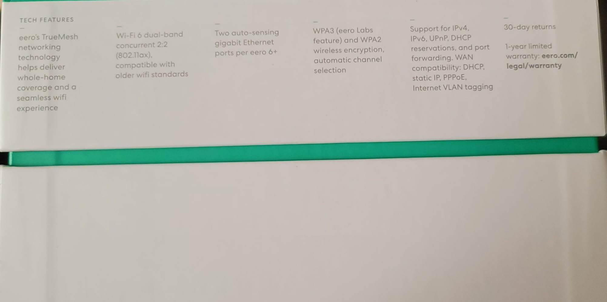 Amazon eero 6+ mesh wifi system - Supports internet plans up to a Gigabit, Coverage up to 4,500 sq. ft., Connect 75+ devices, 3-pack customer photo 2