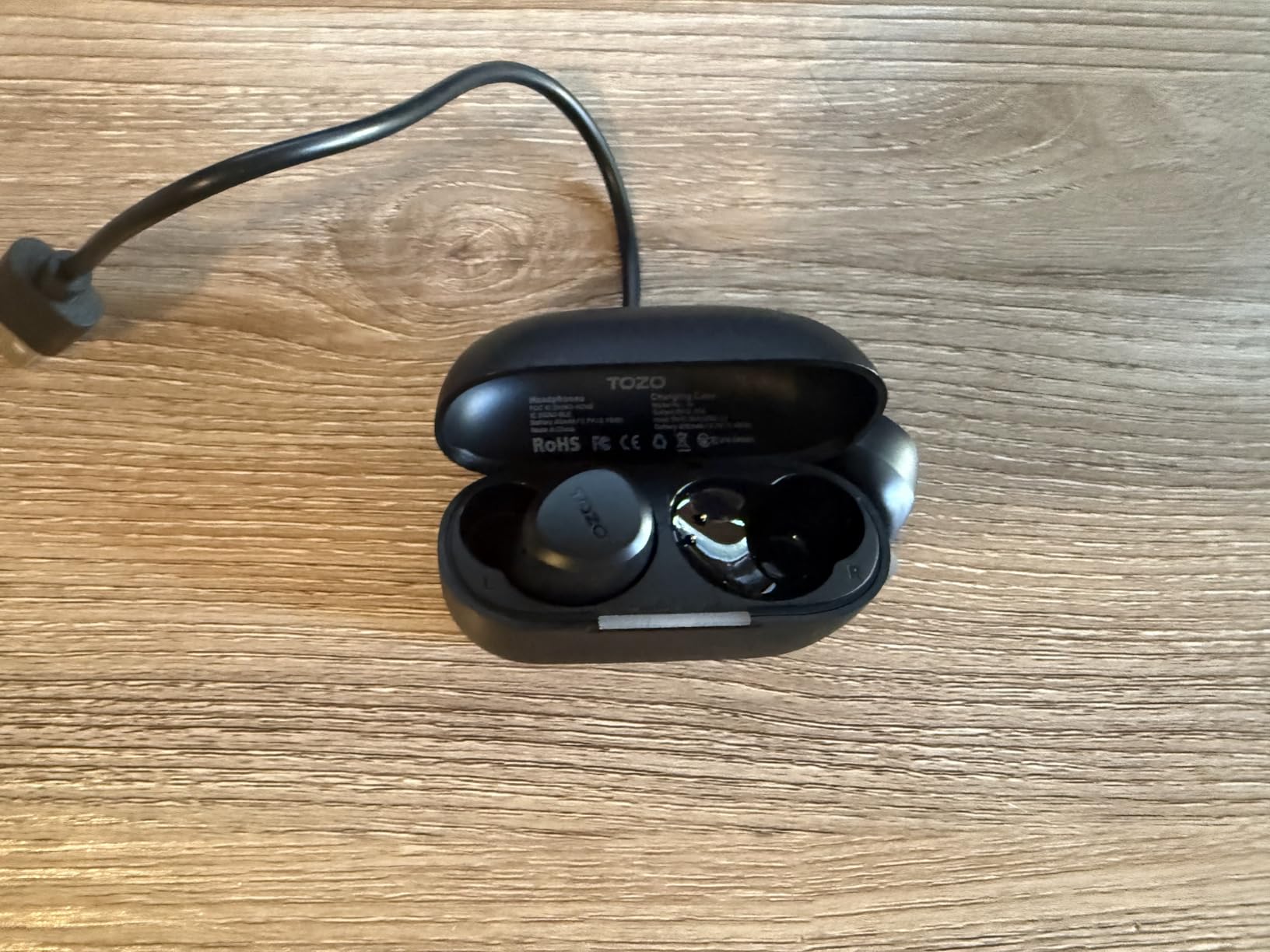 TOZO A1 Wireless Earbuds Bluetooth 5.3 Light Weight in Ear IPX5 Waterproof Headphones 2 Mic for AI Calls, Immersive Premium Sound Bass Headset with Charging Case, 32 Presets EQ Customization via App customer photo 2