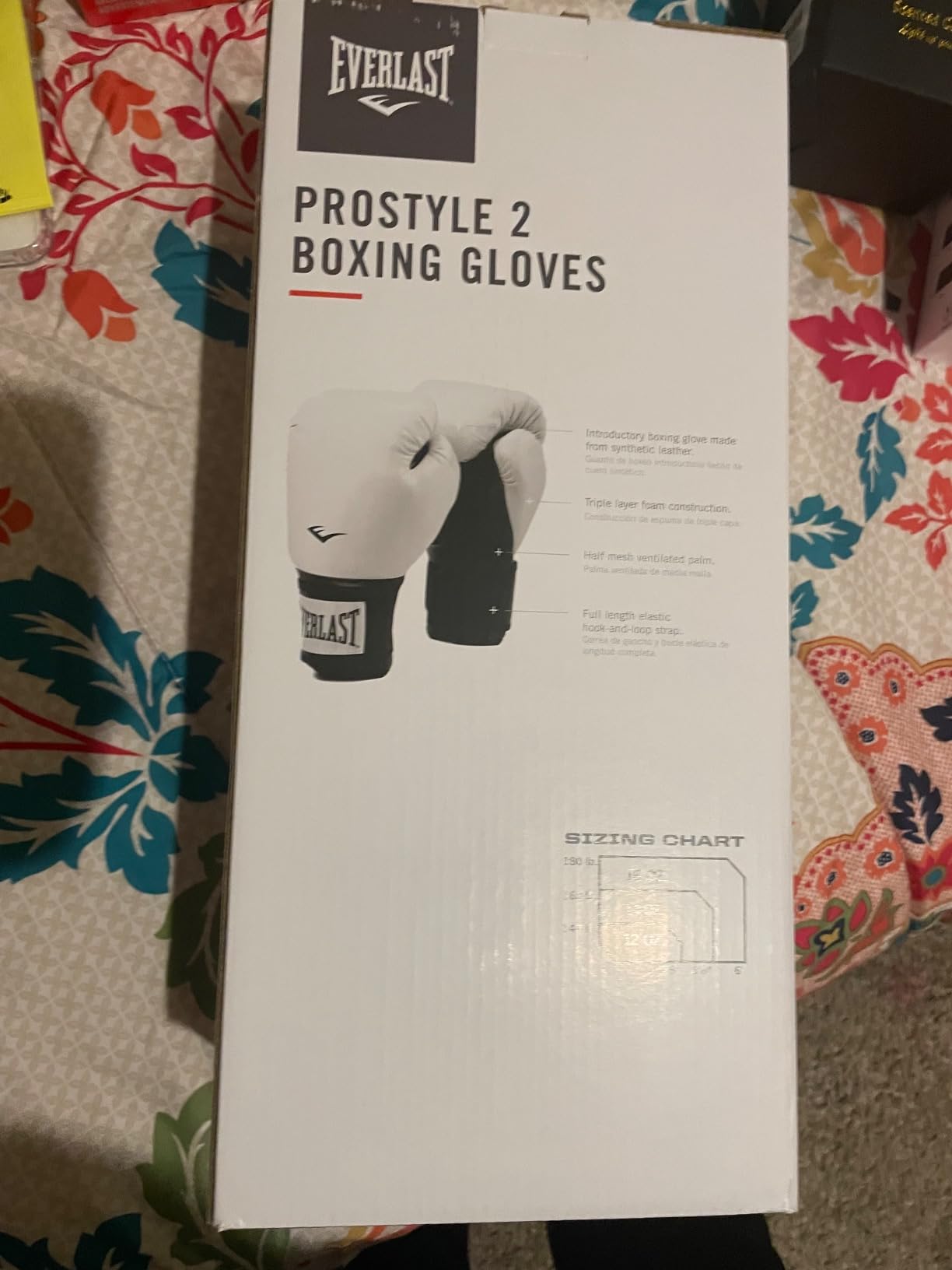 Everlast Prostyle 2 Boxing Gloves, Entry Level Training Gloves for Men and Women, Secure Fit Hook and Loop Closure & Ventilation, Heavy Bag & Speedbag Training customer photo 2