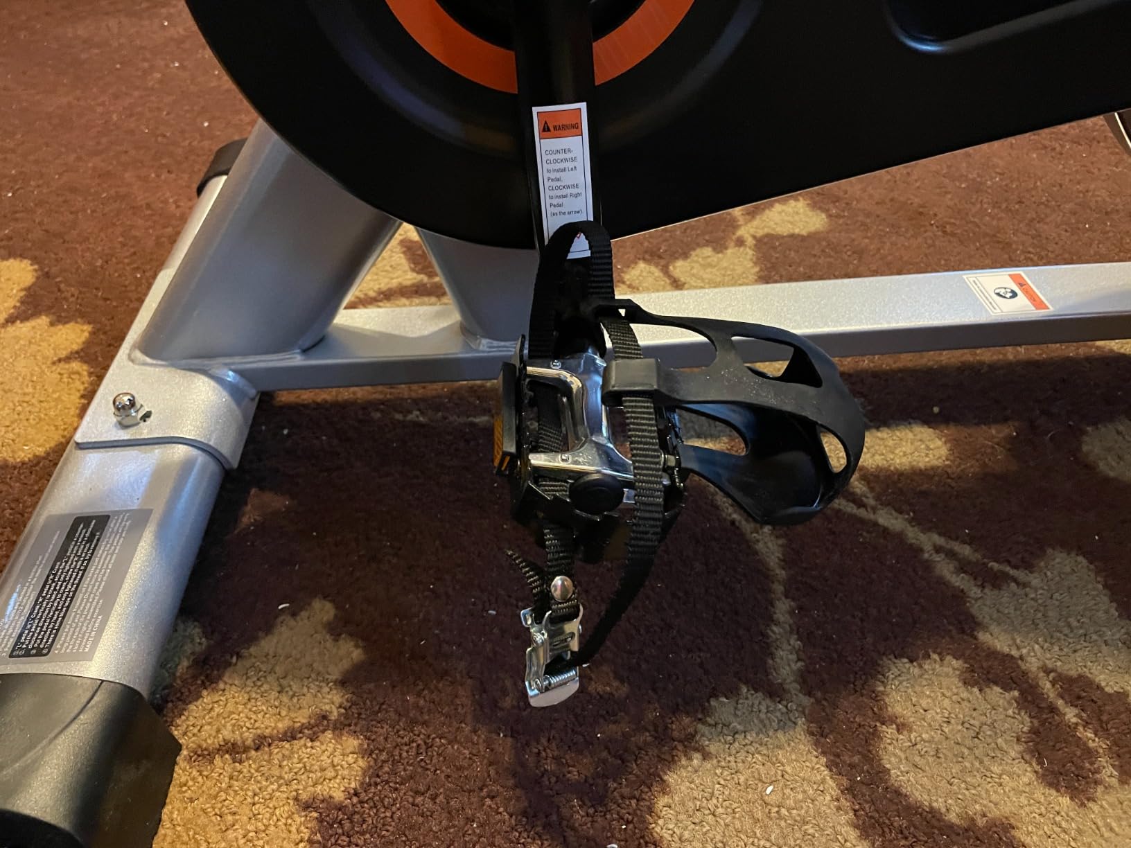 Exercise Bike, Brake Pad Stationary Bike for Home with Exclusive App, Magnetic Indoor Cycling Bike with 300 lb Weight Capacity, Low Noise, Tablet Holder and Fitness Courses for Weight Loss customer photo 2