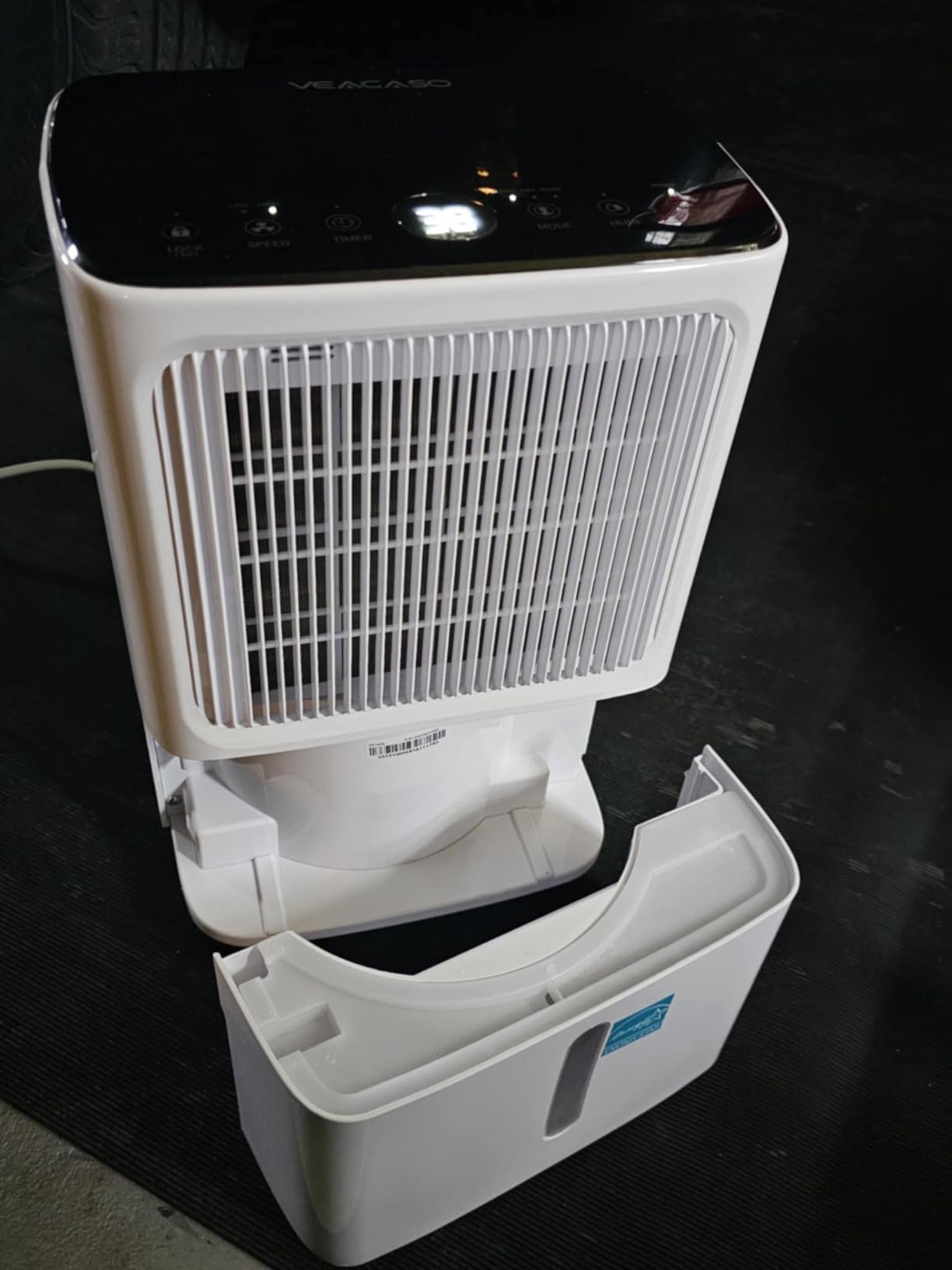 VEAGASO 34-36 Pint/D, 2500 Sq.Ft Dehumidifier for Basement with Drain Hose customer photo 1