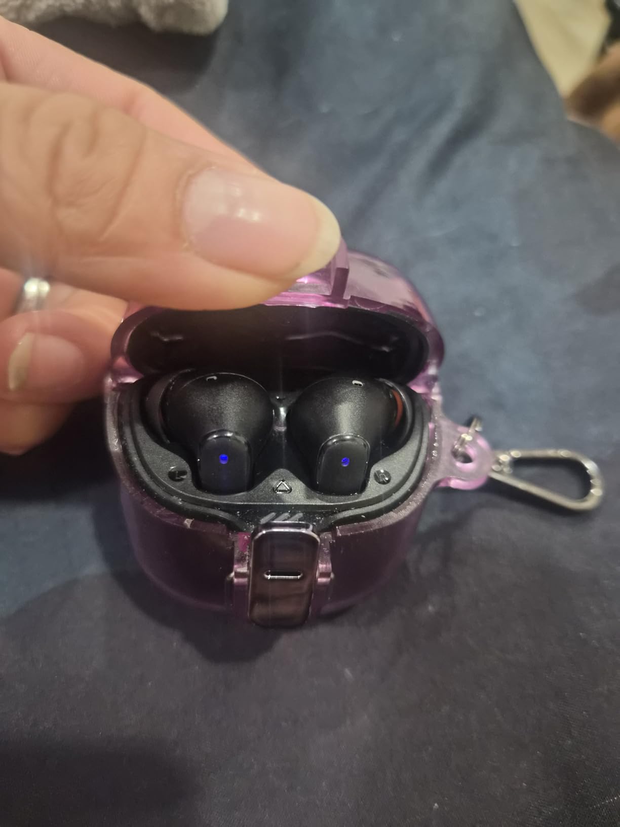 JBL Tune Flex - True Wireless Noise Cancelling Earbuds (Black), Small customer photo 2