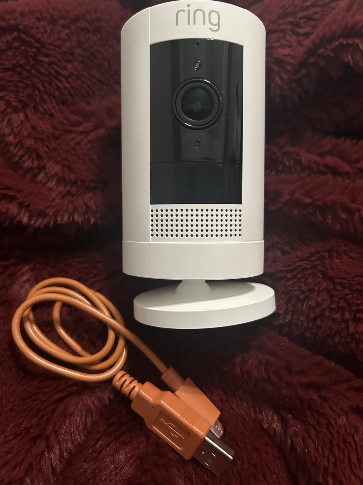 Ring Outdoor Cam (Stick Up Cam), Weather-resistant home security camera, Live View, Color Night Vision, Two-Way Talk customer photo 1