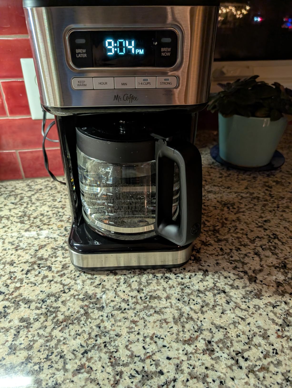 Mr. Coffee 14 Cup Programmable Coffee Maker Stainless Steel customer photo 2
