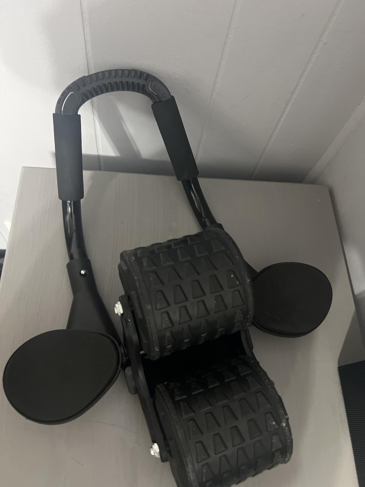 2025 New Ab Roller Wheel with Knee Mat & Timer, Automatic Rebound Abdominal Wheel, Ab Abdominal Exercise Roller with Elbow Support, Abs Workout Equipment Ab Exercise Roller for Women Men customer photo 1