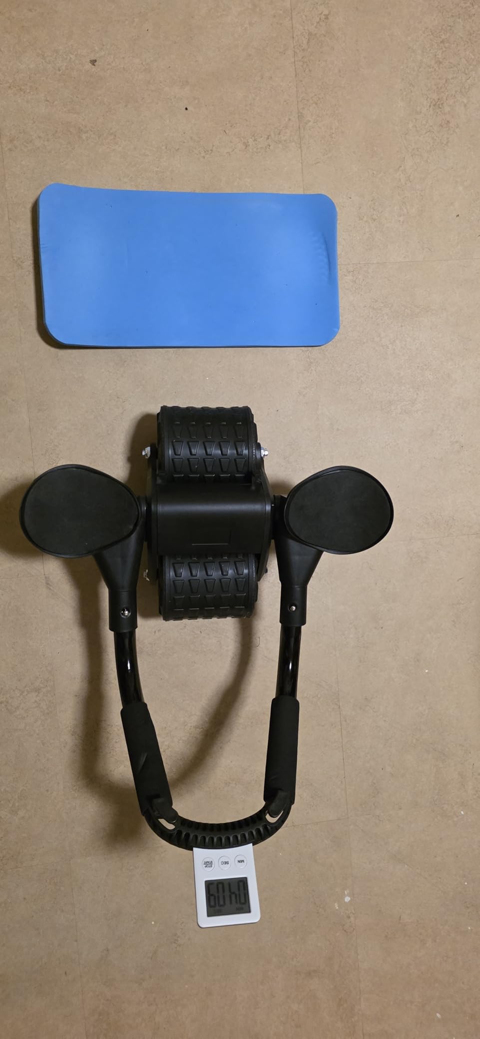 2025 New Ab Roller Wheel with Knee Mat & Timer, Automatic Rebound Abdominal Wheel, Ab Abdominal Exercise Roller with Elbow Support, Abs Workout Equipment Ab Exercise Roller for Women Men customer photo 2