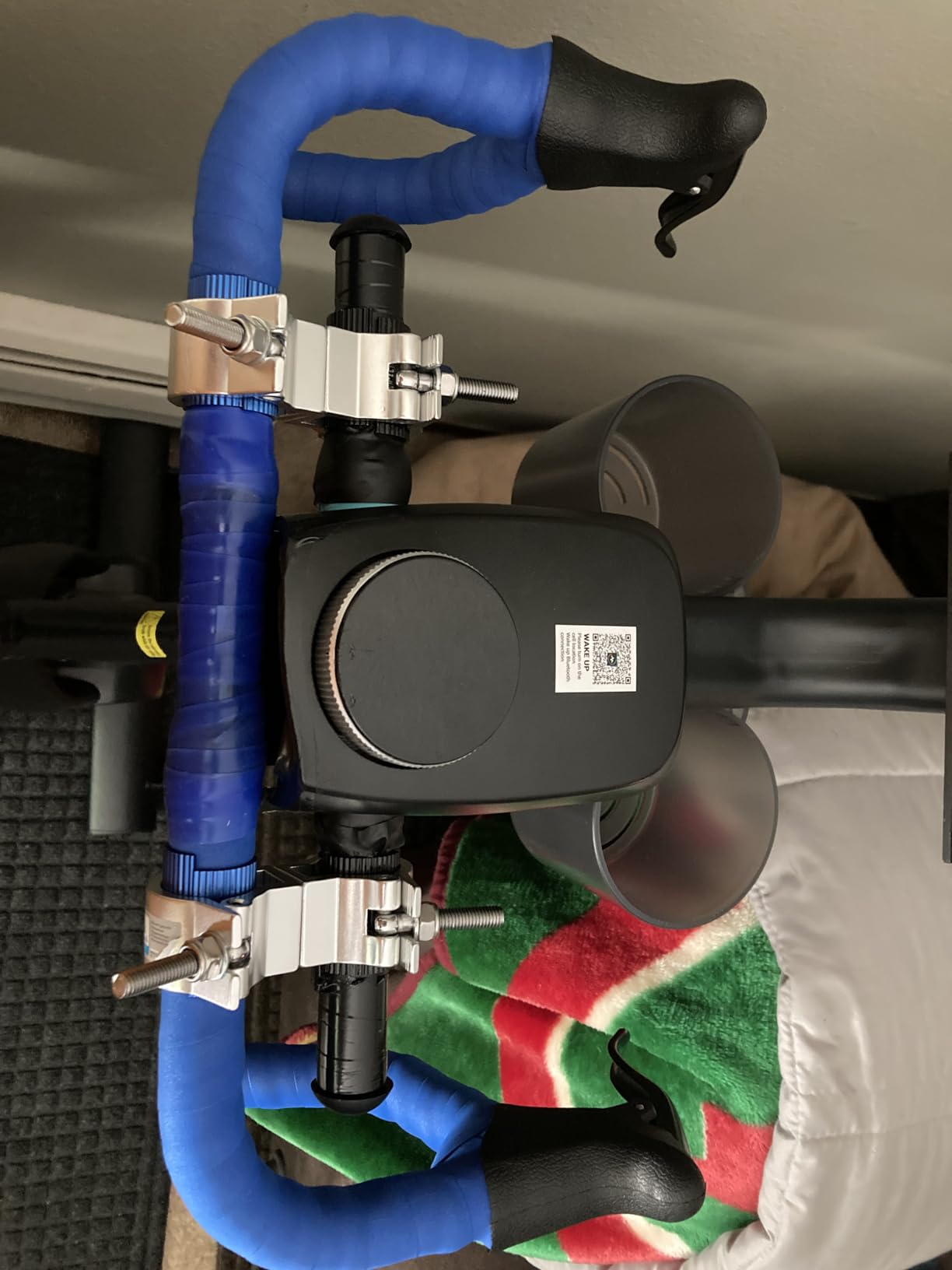 MERACH Exercise Bike, Brake Pad Stationary Bike with Exclusive App, Low Noise Indoor Cycling Bike with 300lbs Weight Capacity, Tablet Mount and Fitness Courses for Weight Loss customer photo 1