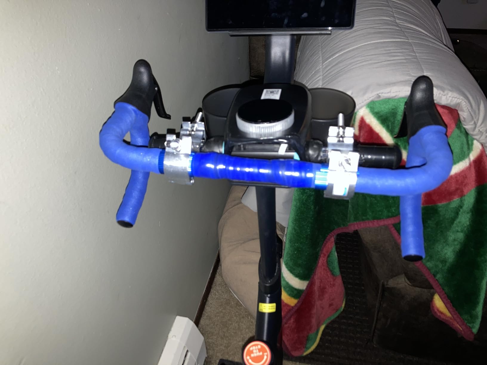 MERACH Exercise Bike, Brake Pad Stationary Bike with Exclusive App, Low Noise Indoor Cycling Bike with 300lbs Weight Capacity, Tablet Mount and Fitness Courses for Weight Loss customer photo 2